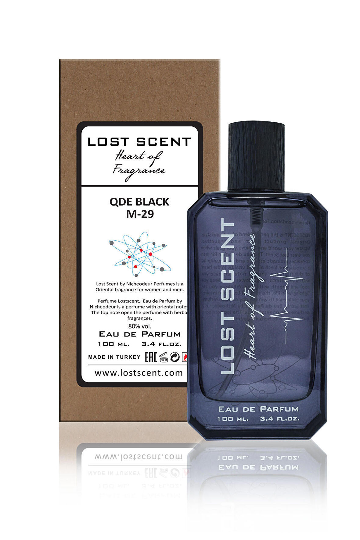 Lost Scent M29 Qde Black Eau De Parfüm ( Black Code ) 100ml Erkek Parfüm