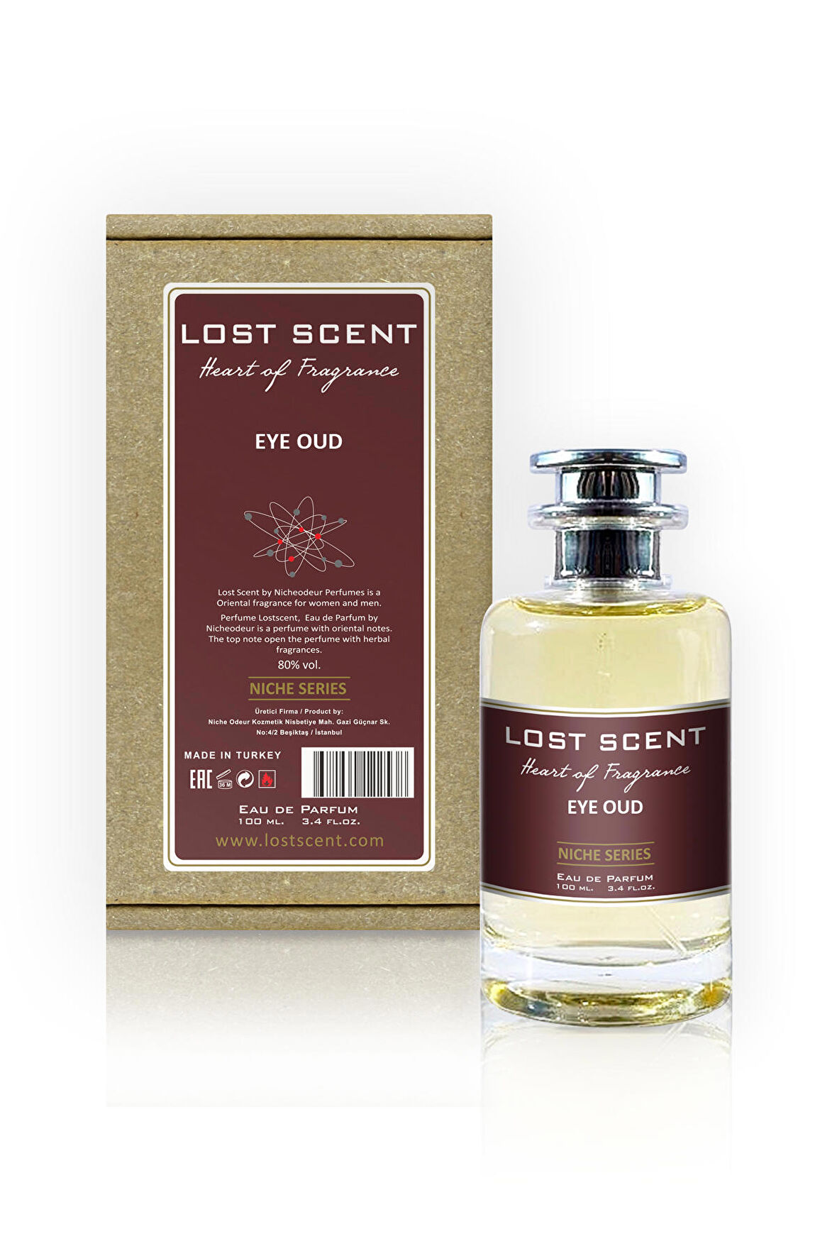 Lost Scent Eye Oud Eau De Parfüm ( Oud For Greatness ) 100ml Unisex Parfüm