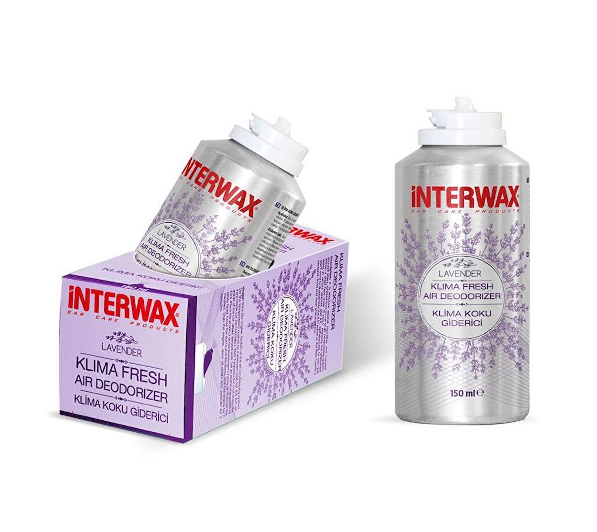 INTERWAX LAVANTA KOKULU KLİMA FRESH - TEMİZLEYİCİ KLİMA BOMBASI 150 ML