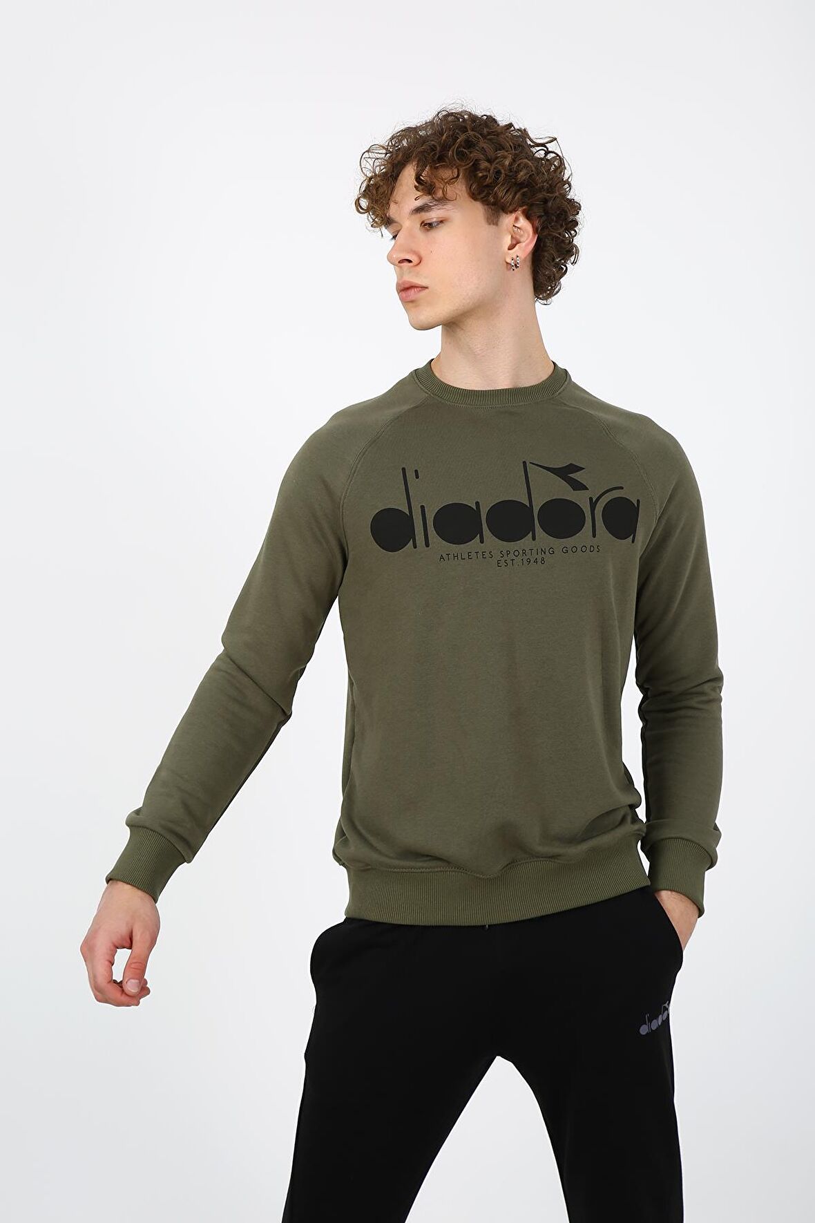 Diadora 173624-70225 M Graphic Crew Erkek Sweatshirt