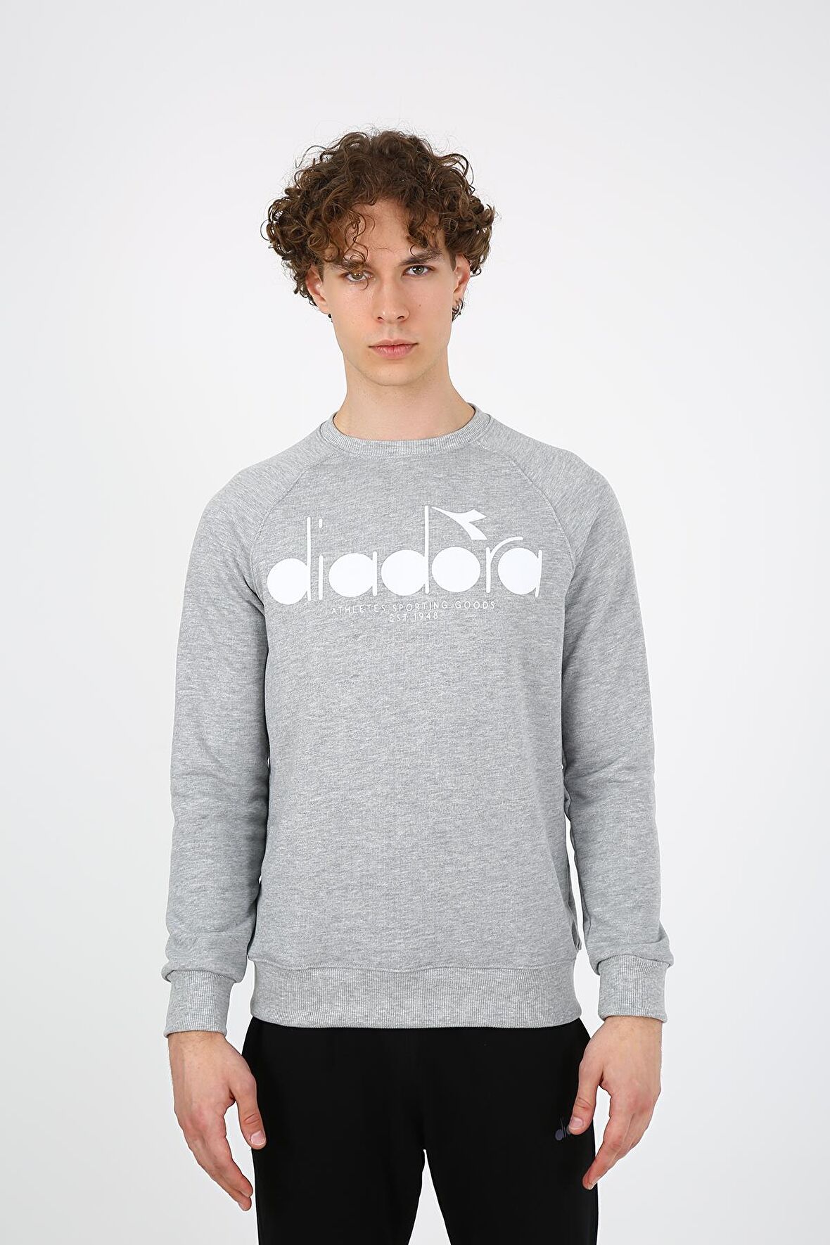 Diadora 173624-C5493 M Graphic Crew Erkek Sweatshirt