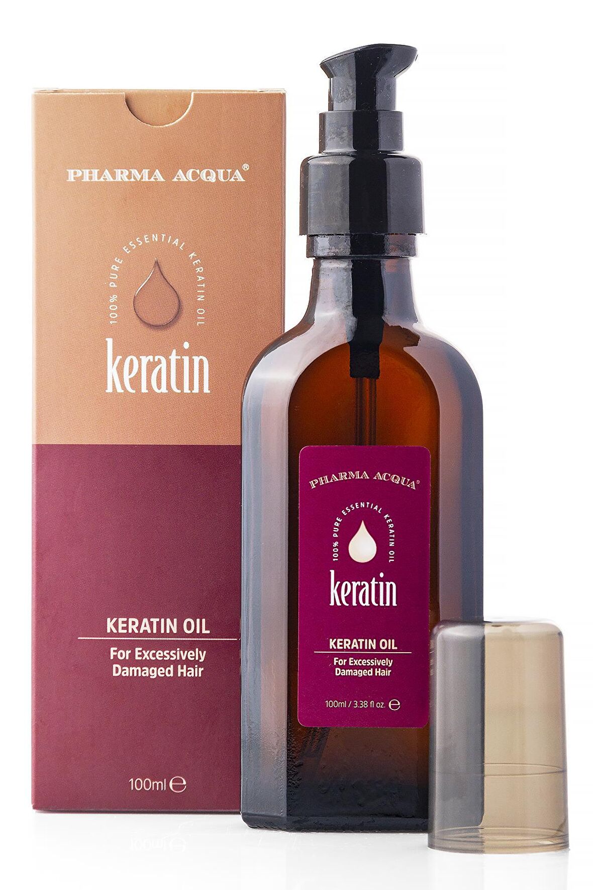 Aşırı Yıpranmış Saçlar için Keratin Bakım Yağı 100 ml