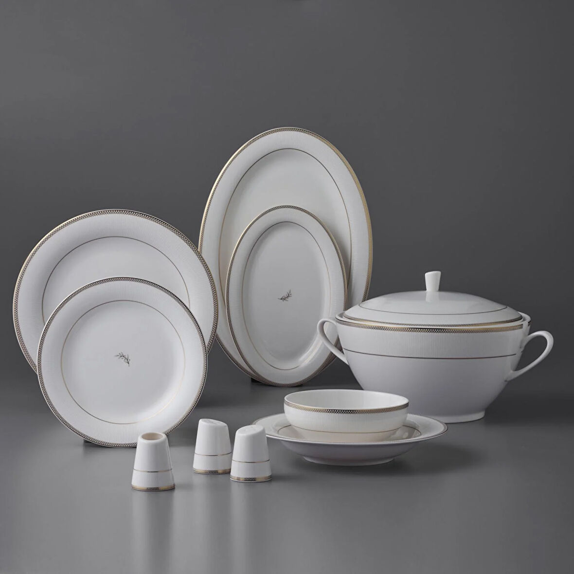 Jumbo Lineda 60 Parça 12 Kişilik Yemek Takımı