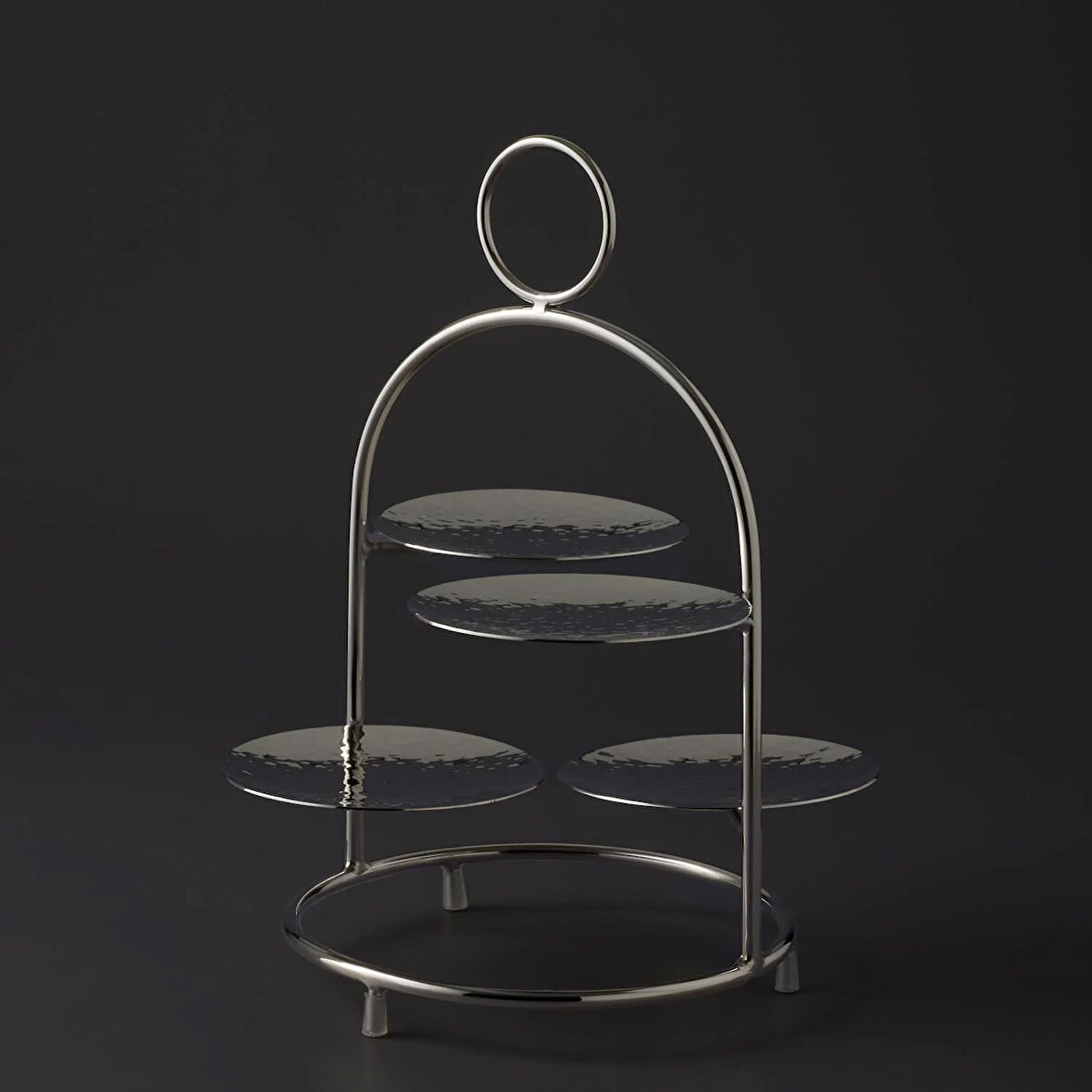 Jumbo Alula Standlı Kek Servislik 30x27,5x32,5 cm