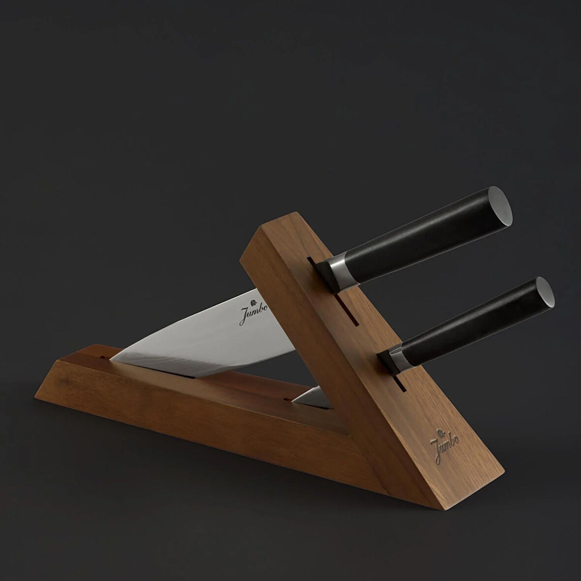 Jumbo Saga Çelik Damascus Bıçak Seti