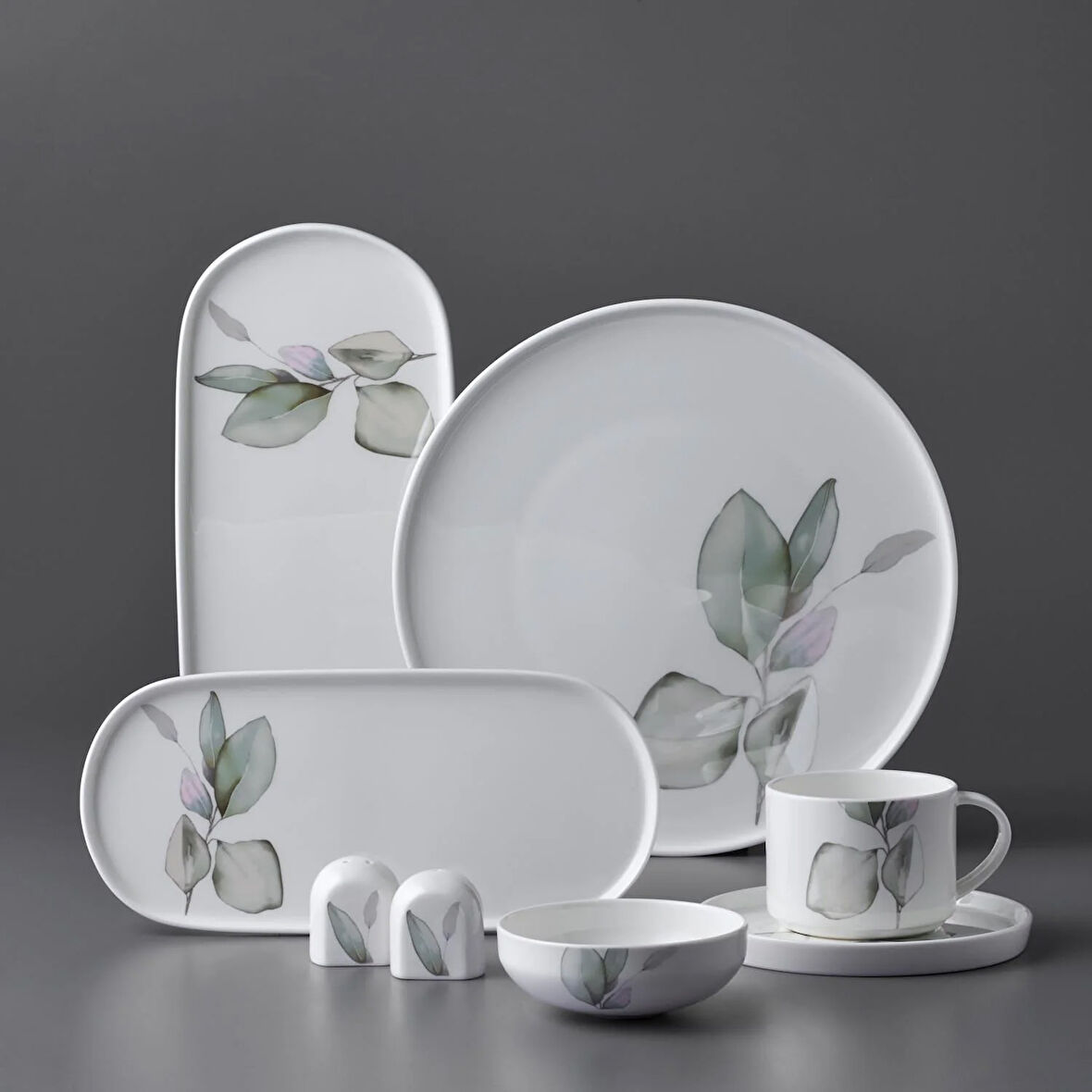 Jumbo Leaf Verdance 26 Parça 6 Kişilik Kahvaltı Takımı