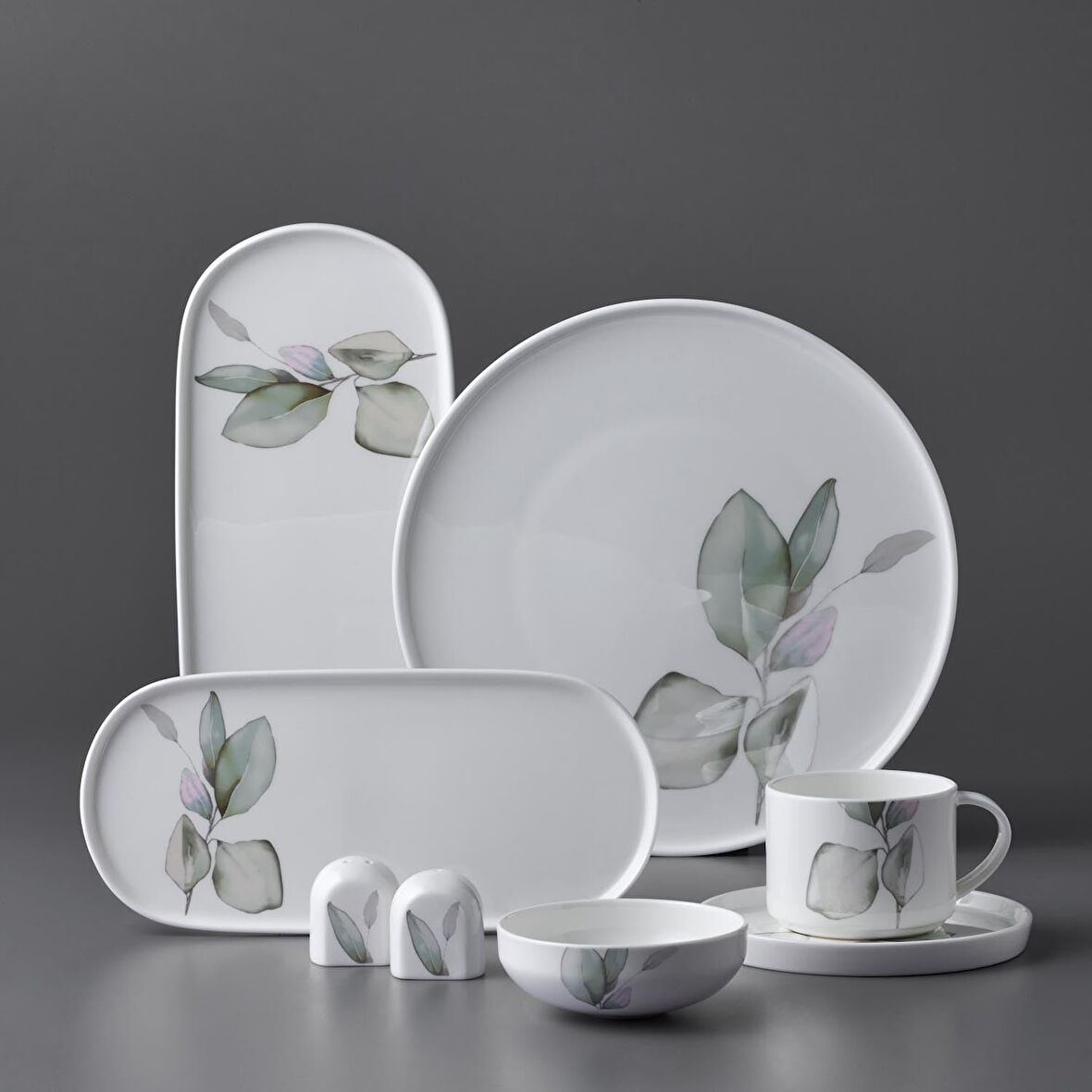 Jumbo Leaf Verdance 26 Parça 6 Kişilik Kahvaltı Takımı