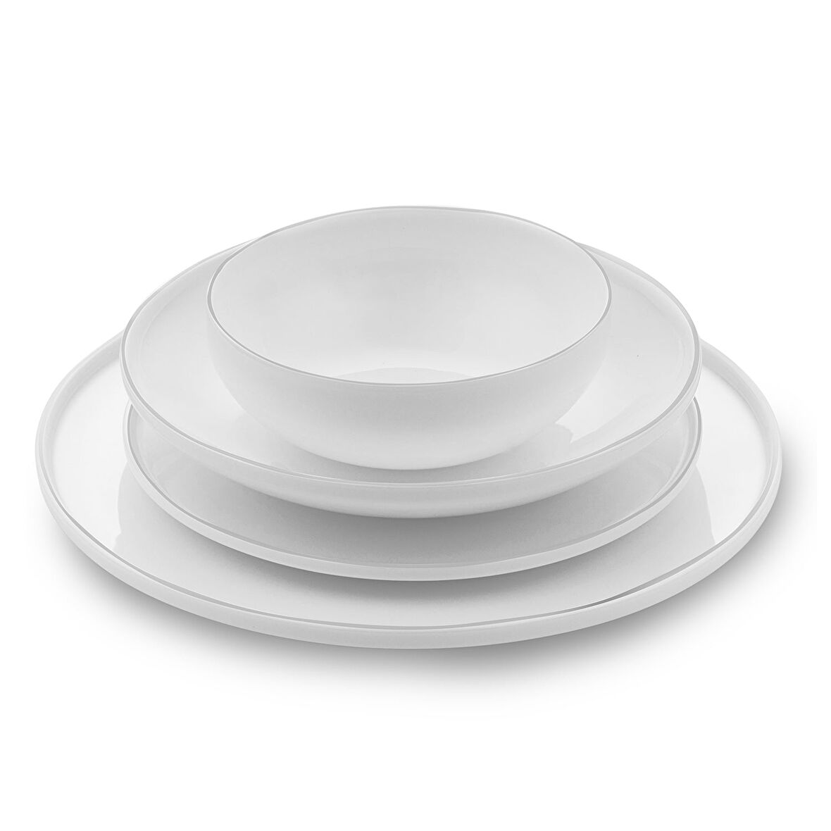 Jumbo Belle Platin 55 Parça 12 Kişilik Yemek Takımı