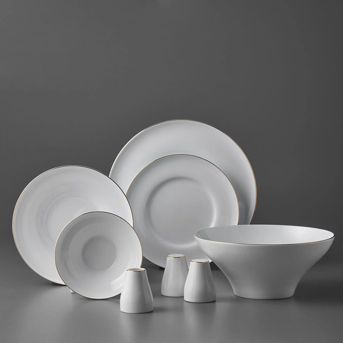 Jumbo Laurel Gold 55 Parça 12 Kişilik Yemek Takımı