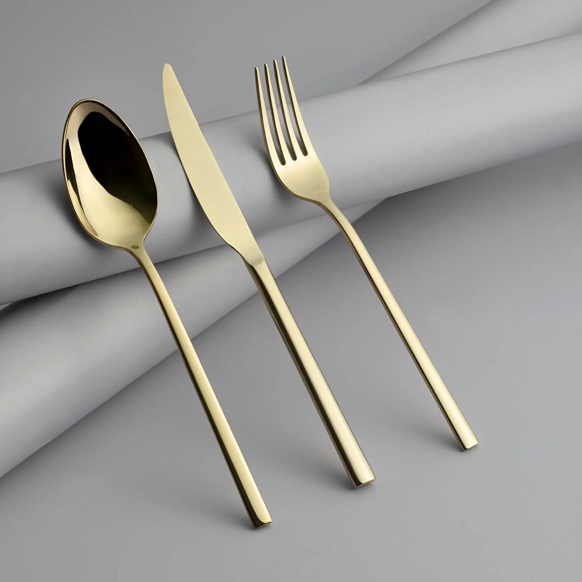 Jumbo 2001 18 Parça 6 Kişilik Yemek Çatal Kaşık Bıçak Takımı