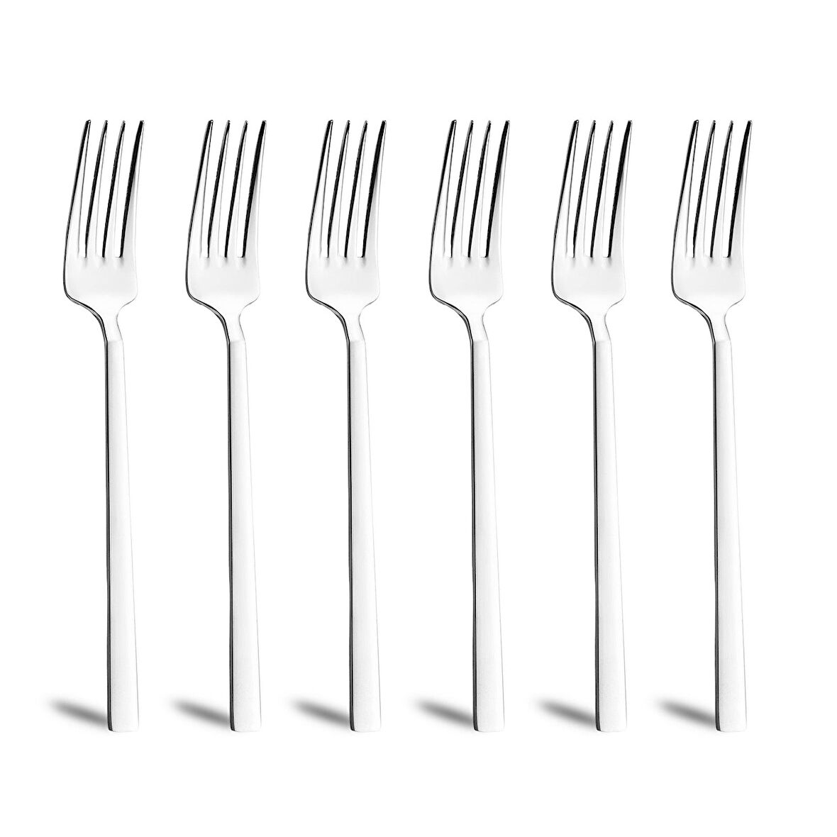 Jumbo 1800 6'lı Çelik Yemek Çatalı Takımı