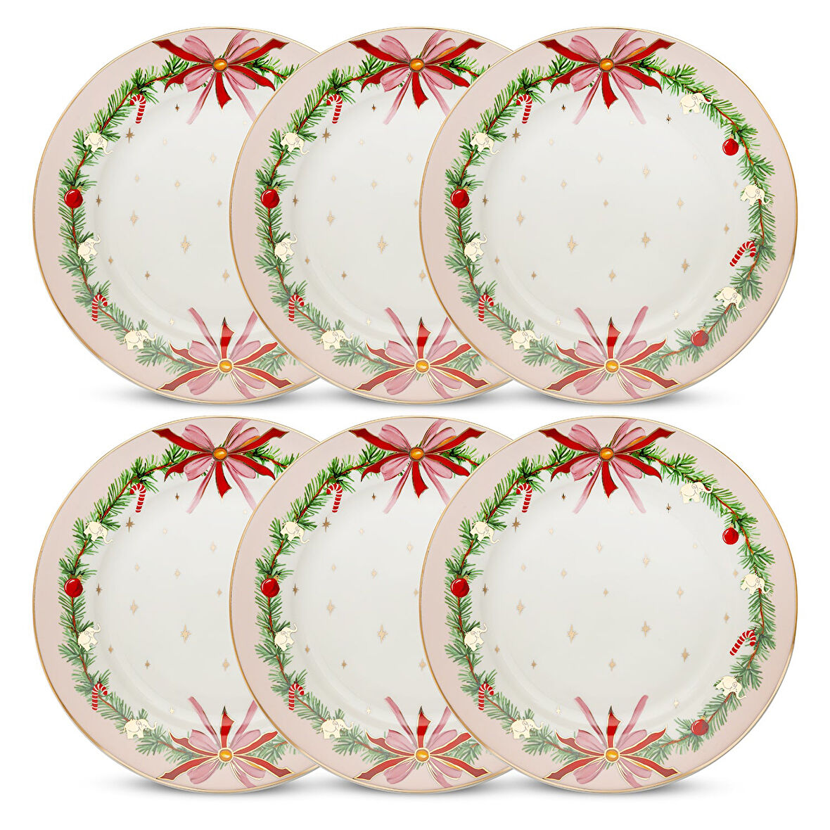 Jumbo Magic 100 6'lı Pasta Tabağı