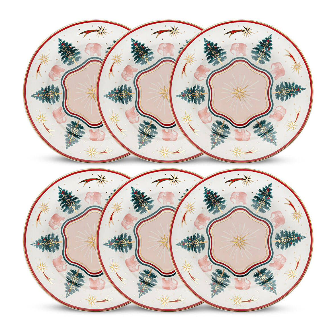 Jumbo Magic 200 6'lı Pasta Tabağı