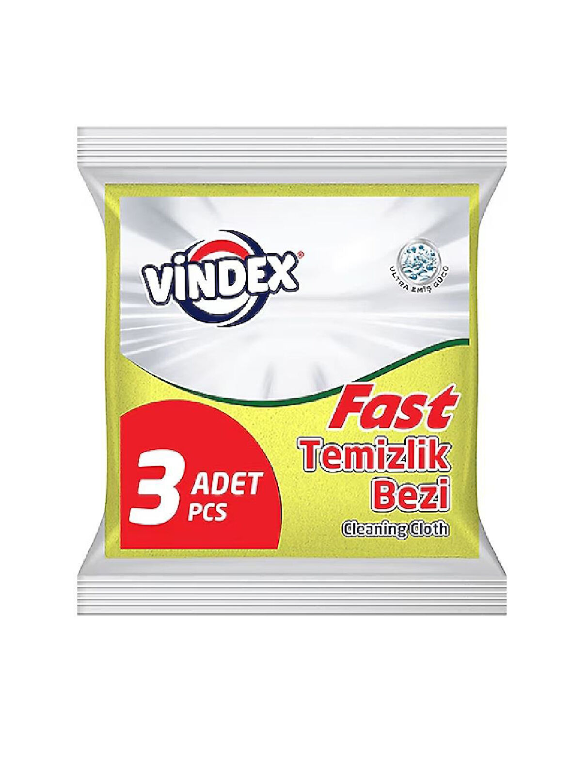 VİNDEX FAST MİKROFİBER BEZ 3LÜ 1010308