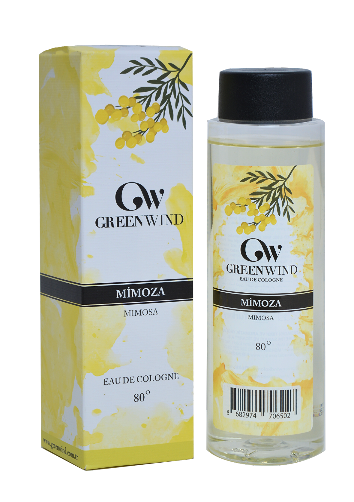 Greenwind Mimoza 80 Derece Pet Şişe 400 ml Kolonya