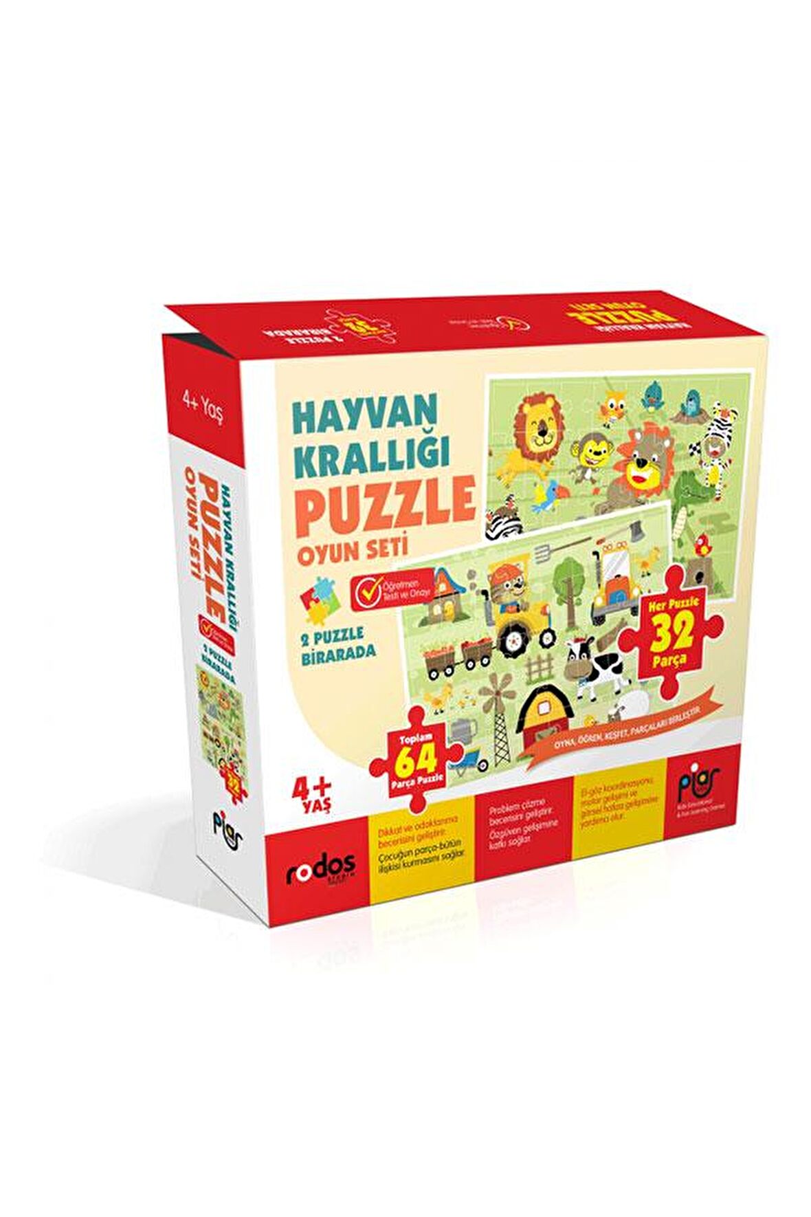 Piar Kids 64 Parça Çocuk Puzzle