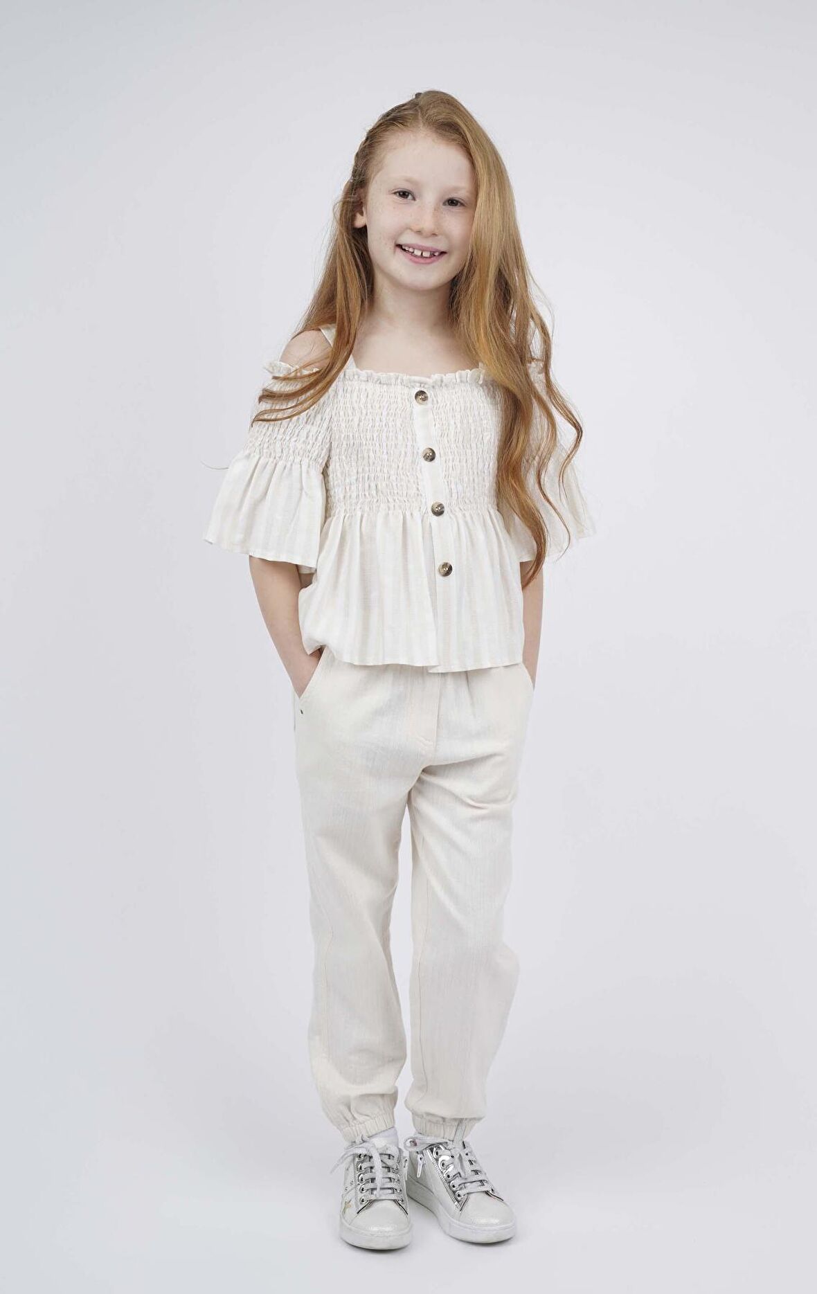 KIZ ÇOCUK CEPLİ JOGGER PANTOLON