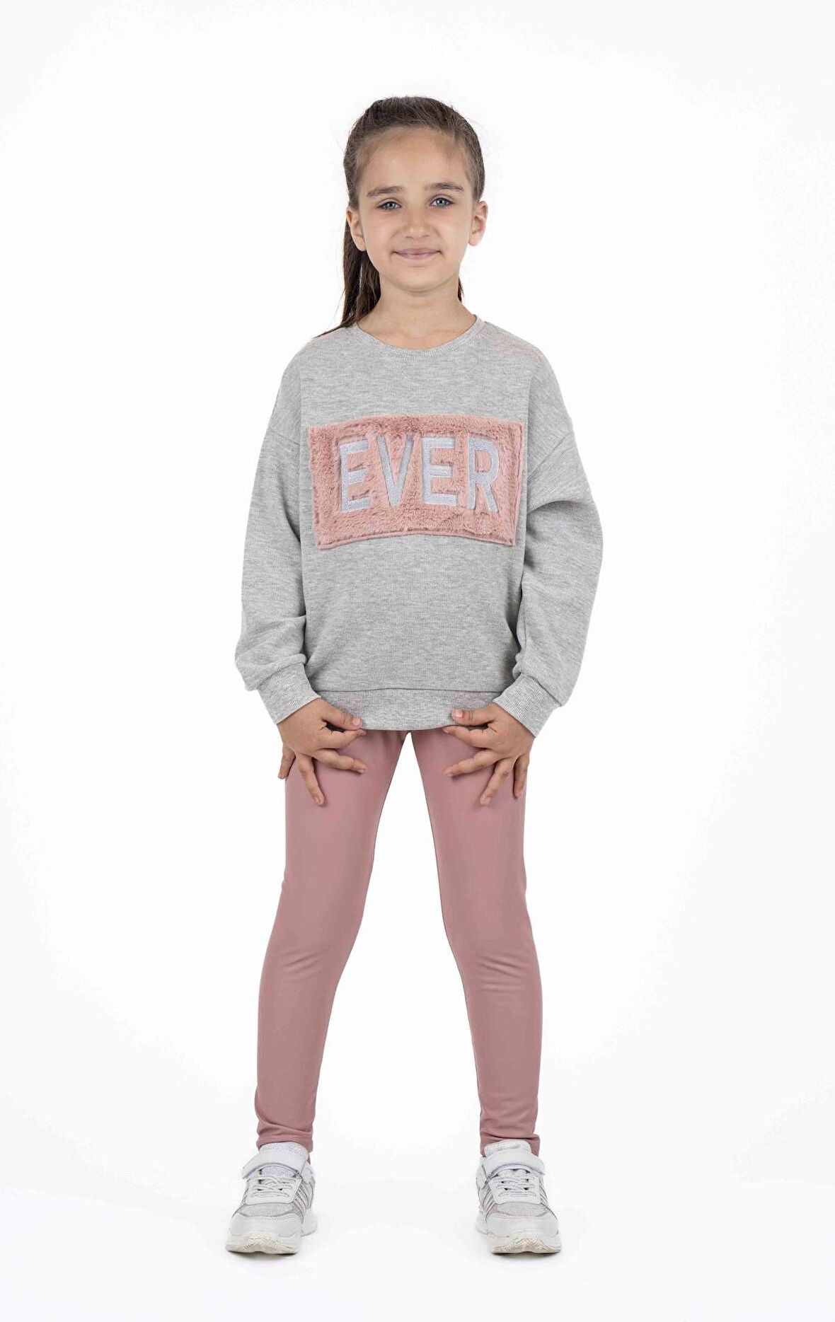 KIZ ÇOCUK BASKILI SWEATSHIRT