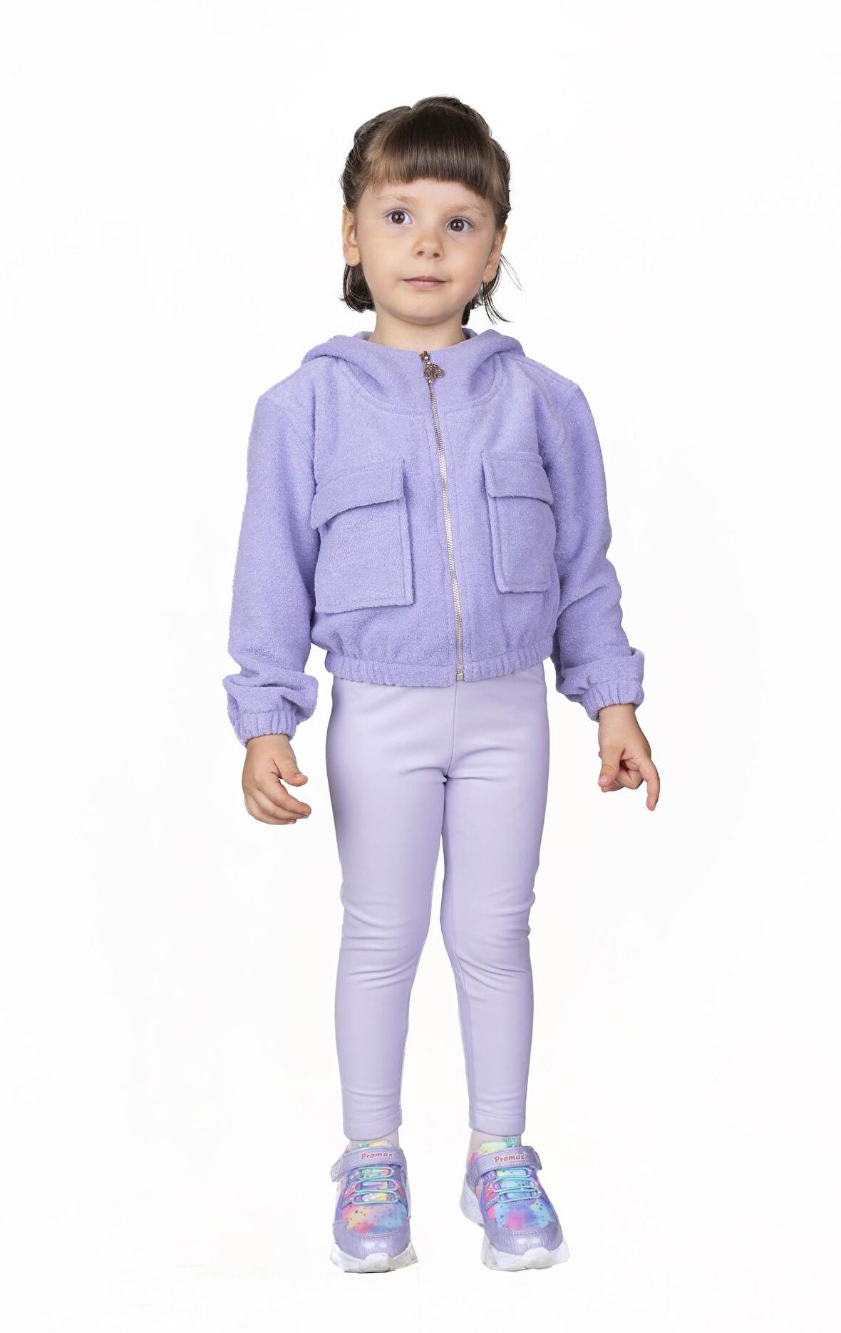 KIZ ÇOCUK KAPŞONLU SWEATSHIRT