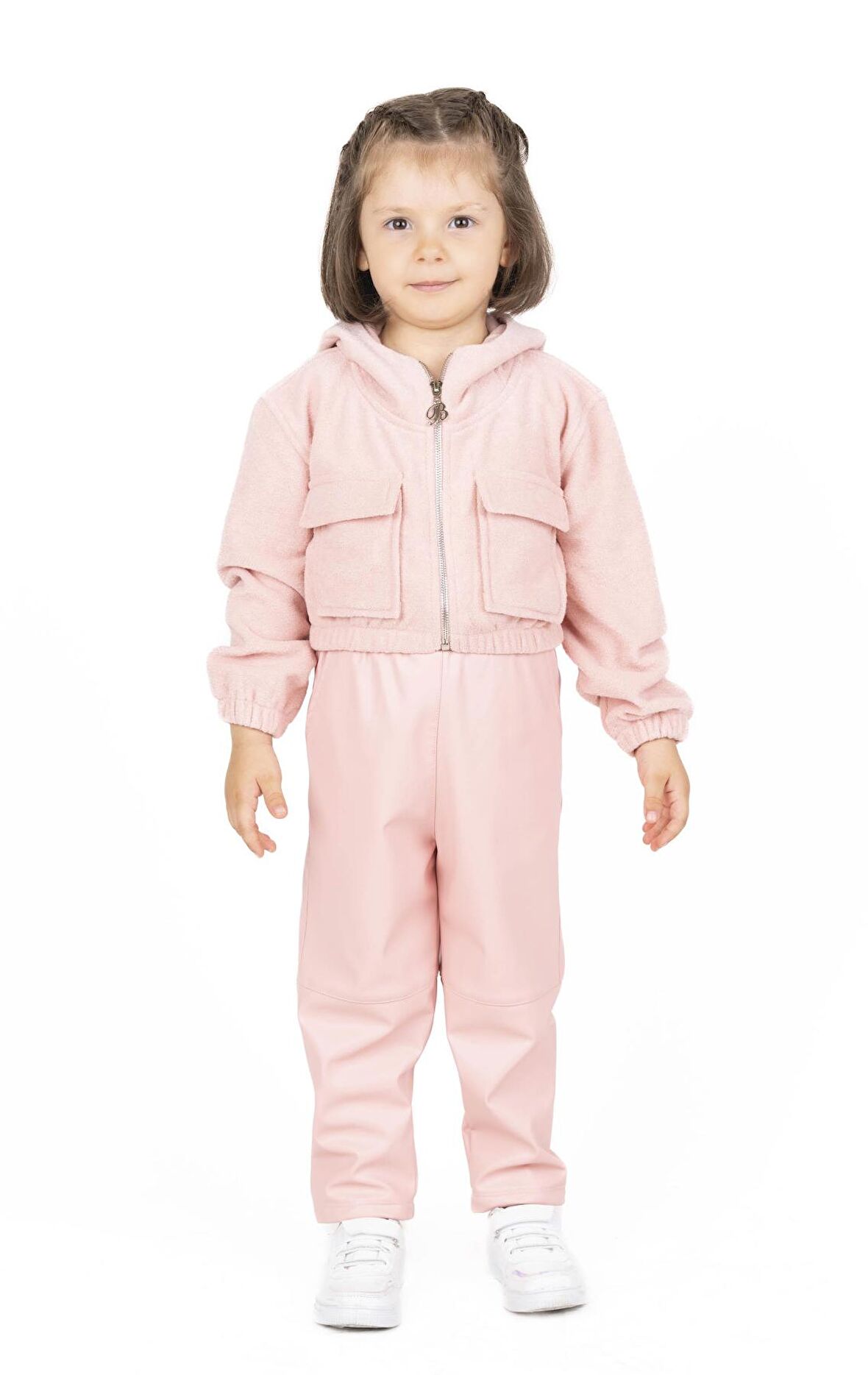 KIZ ÇOCUK KAPŞONLU SWEATSHIRT