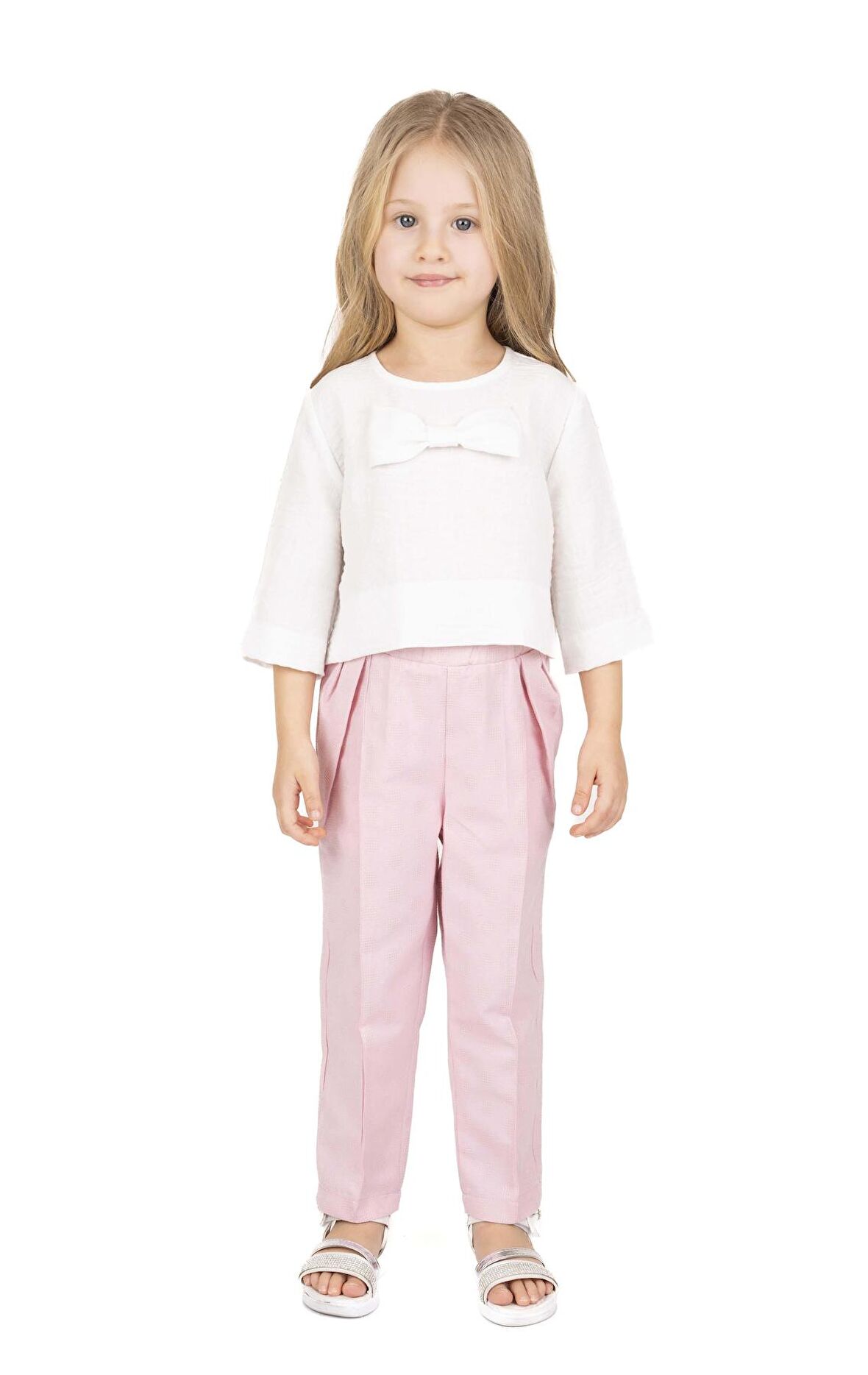 KIZ ÇOCUK KURDELELİ BLUZ