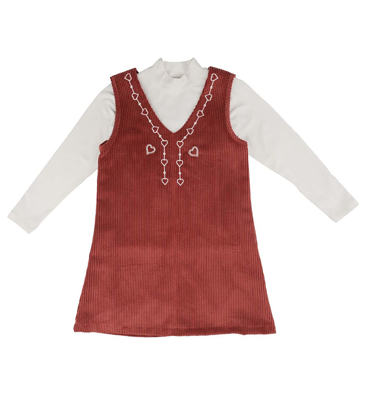 KIZ ÇOCUK FİTİLLİ ELBİSE