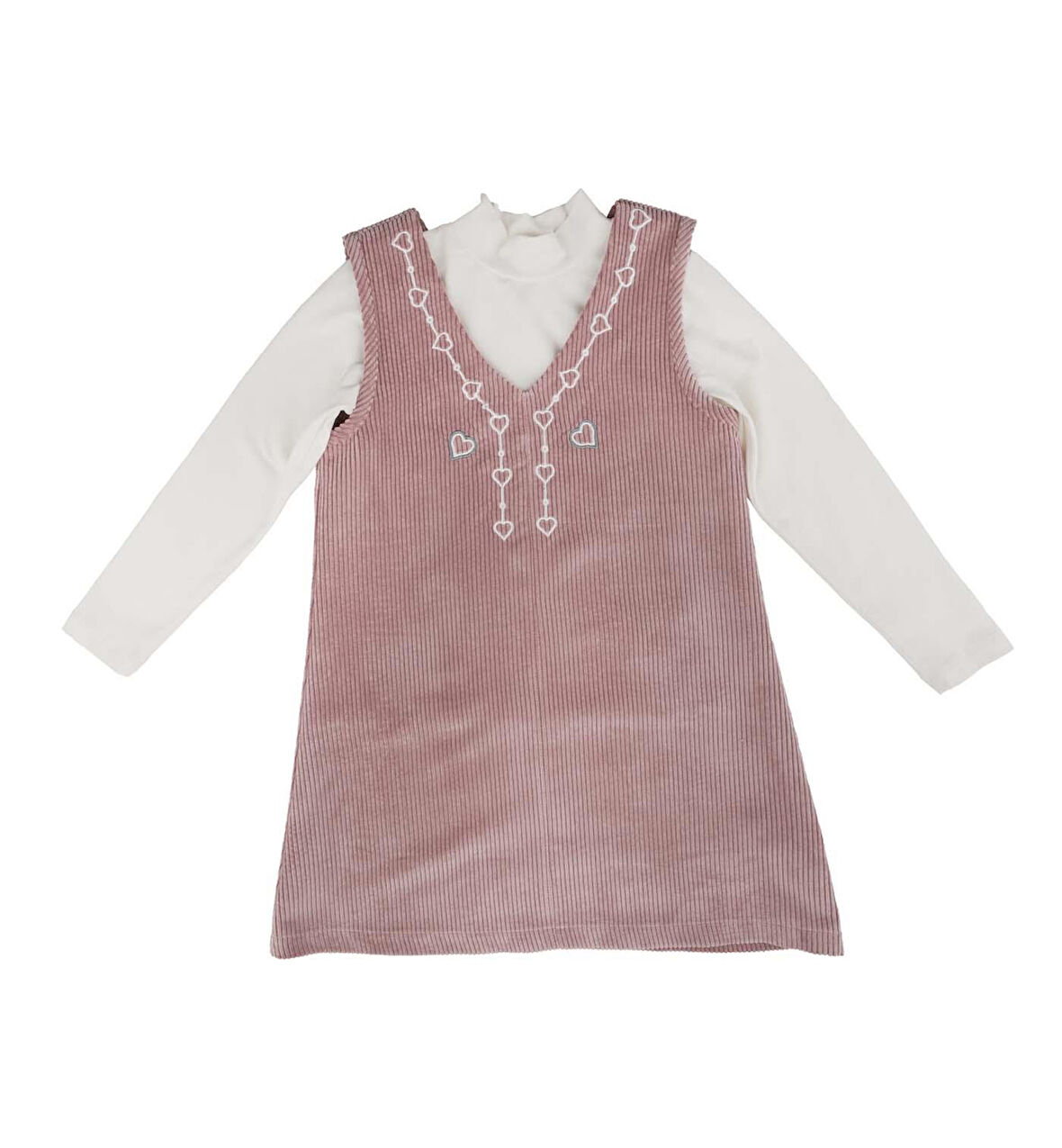 KIZ ÇOCUK FİTİLLİ ELBİSE