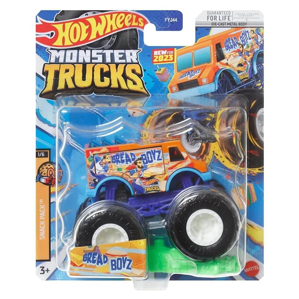 Mattel Hot Wheels Monster Trucks Bread Boyz- HLR89 