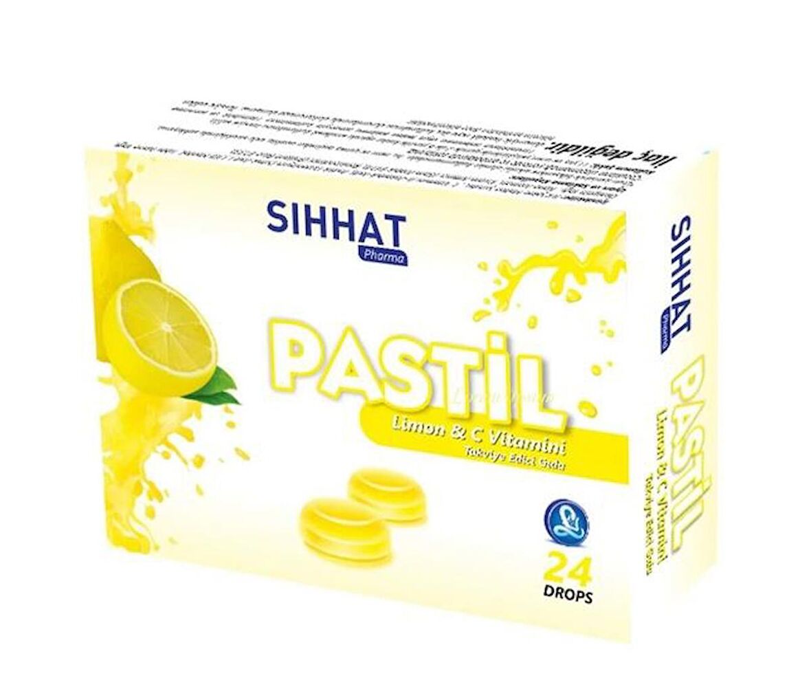 Sıhhat Pastil Limon & C Vitamini 24 Adet