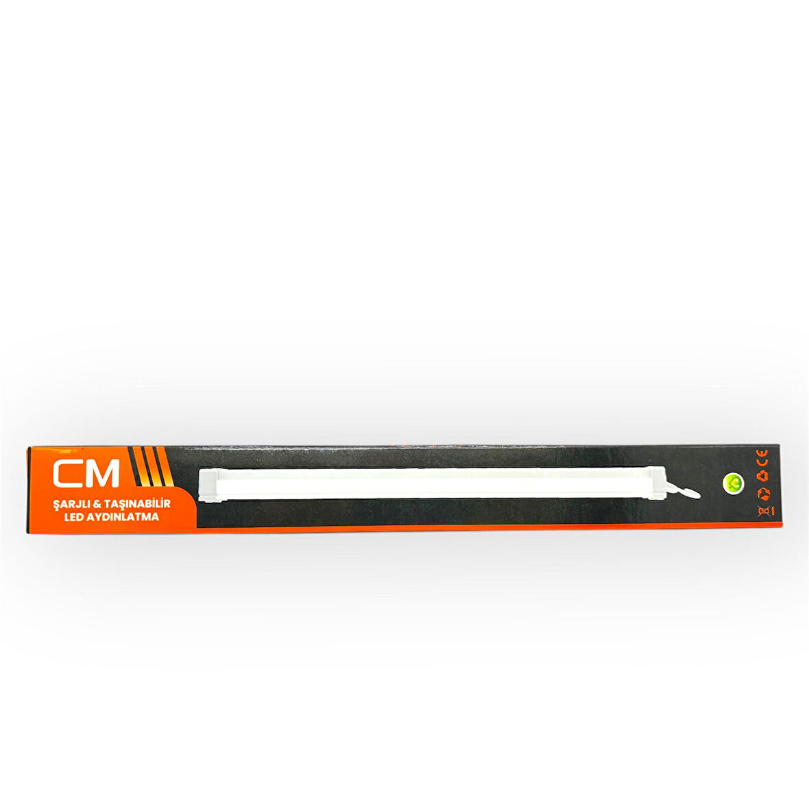CM Şarjlı Taşınabilir LED Aydınlatma 3 Işık Seviyesi Çakar Mod Kancalı ve Mıknatıslı 320x42mm