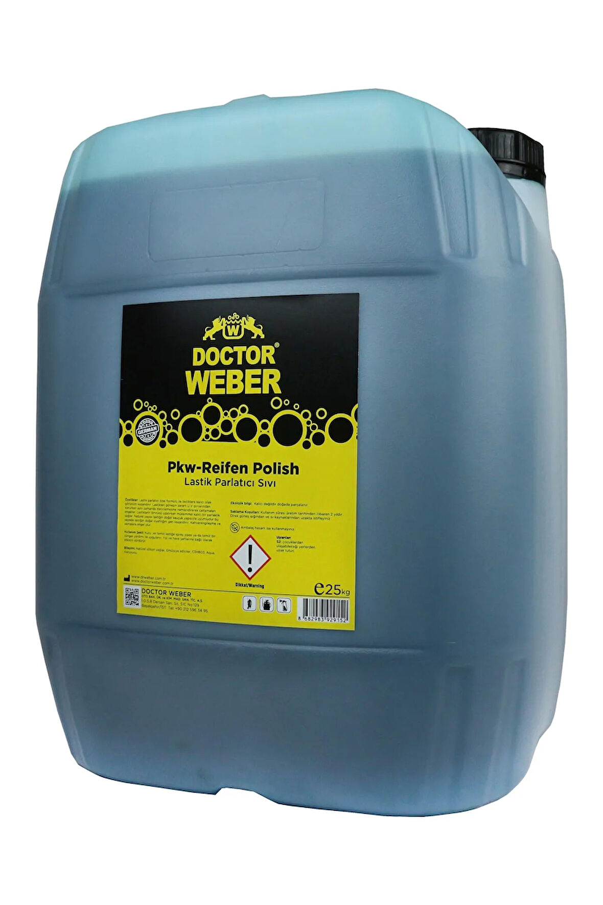 Doctor Weber Lastik Parlatıcı Sıvı 25 Kg.