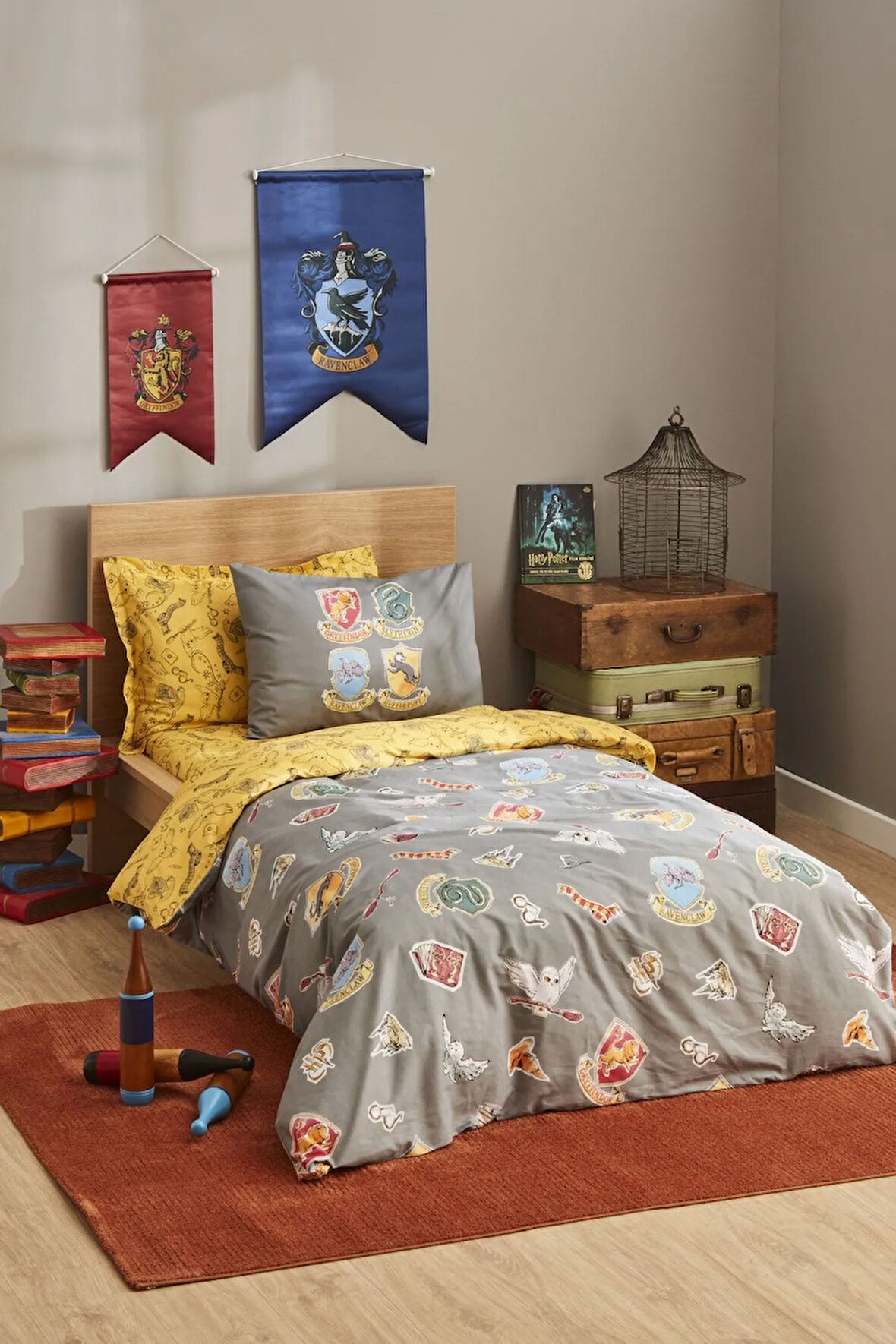 Karaca Home Harry Potter By Draco Tek Kişilik Nevresim Takımı 