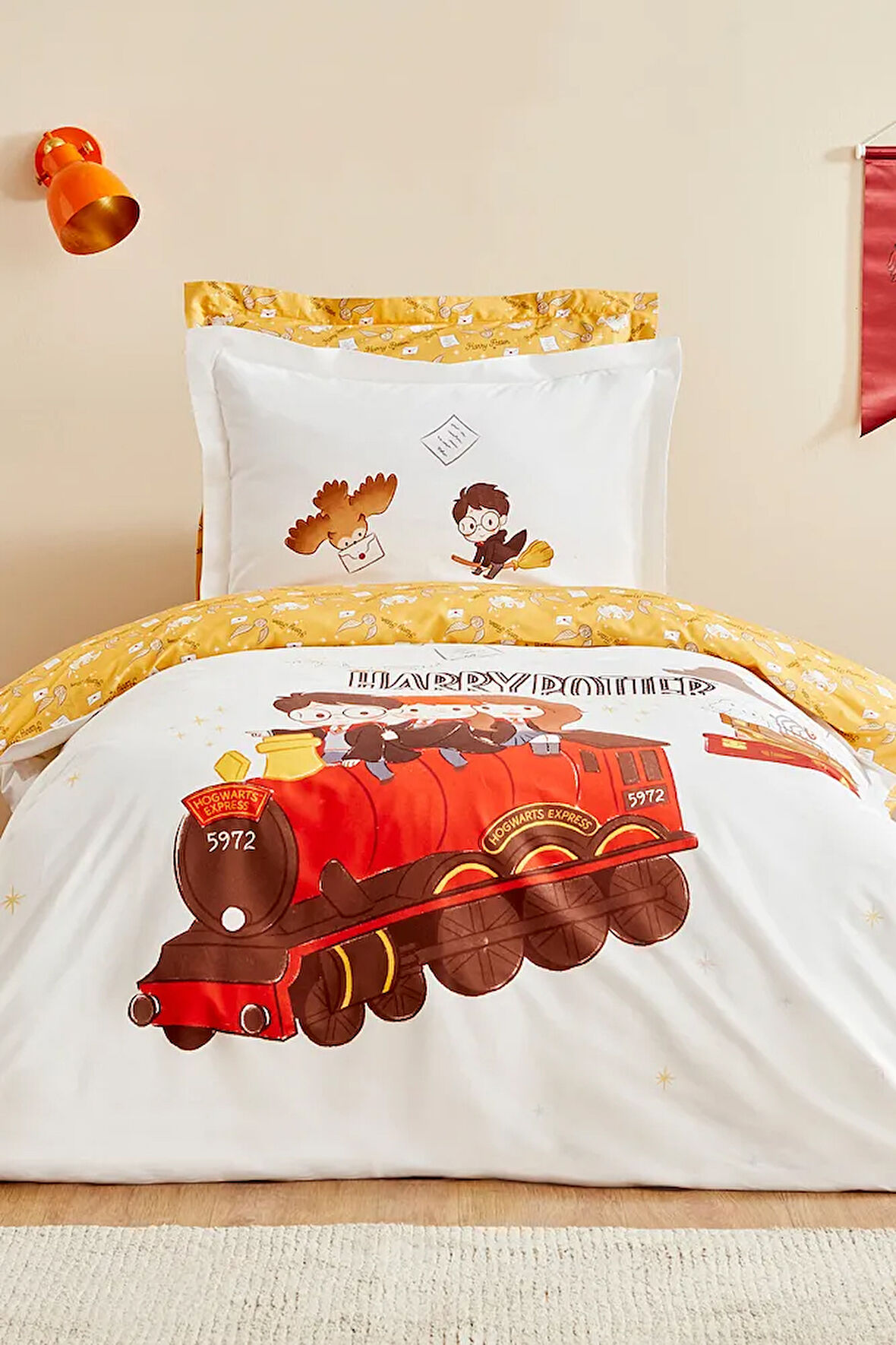 Karaca Home Harry Potter Wızards Letter Tek Kişilik Nevresim Takımı