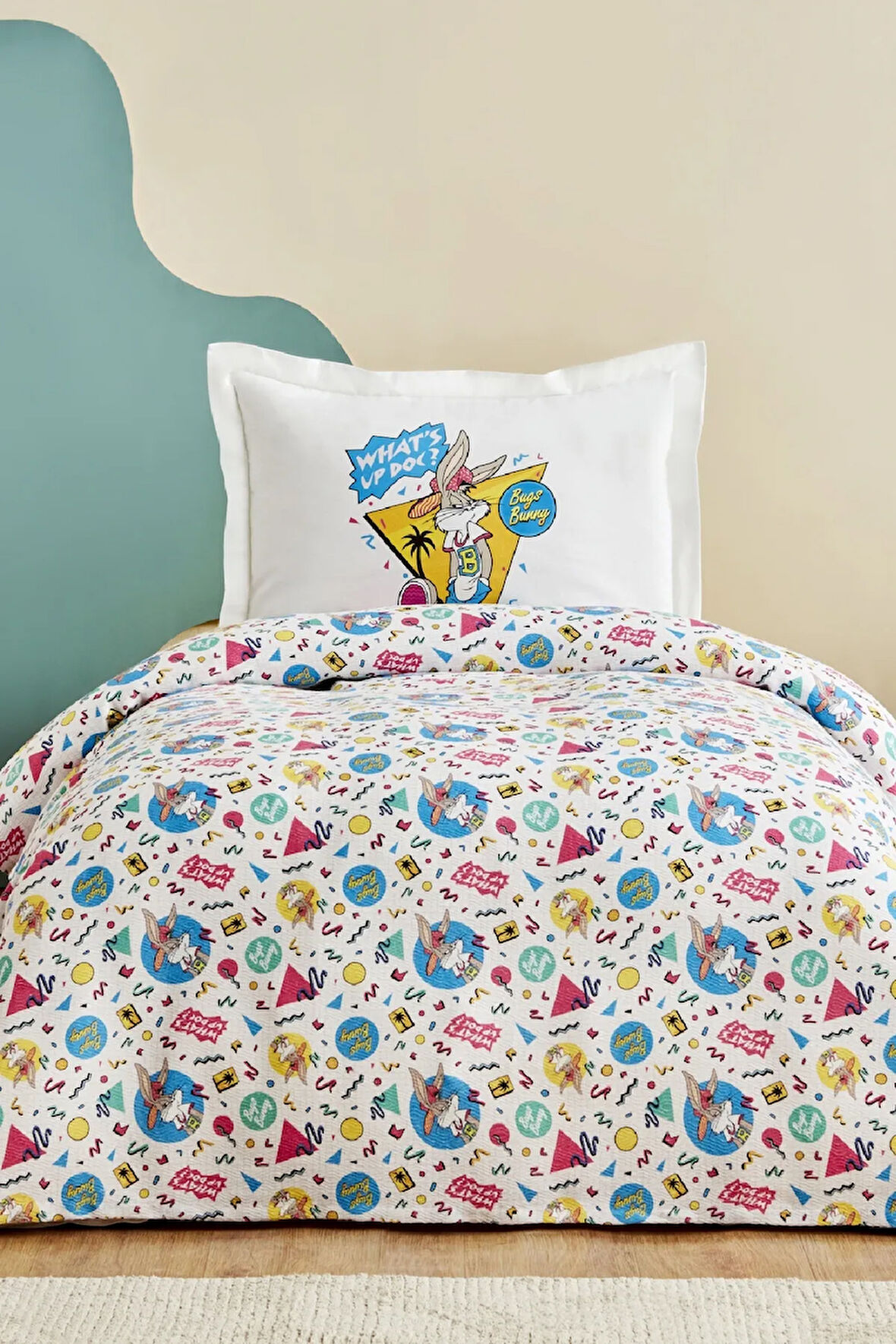 Karaca Home Looney Tunes Summer Vibes Tek Kişilik Pike Takımı