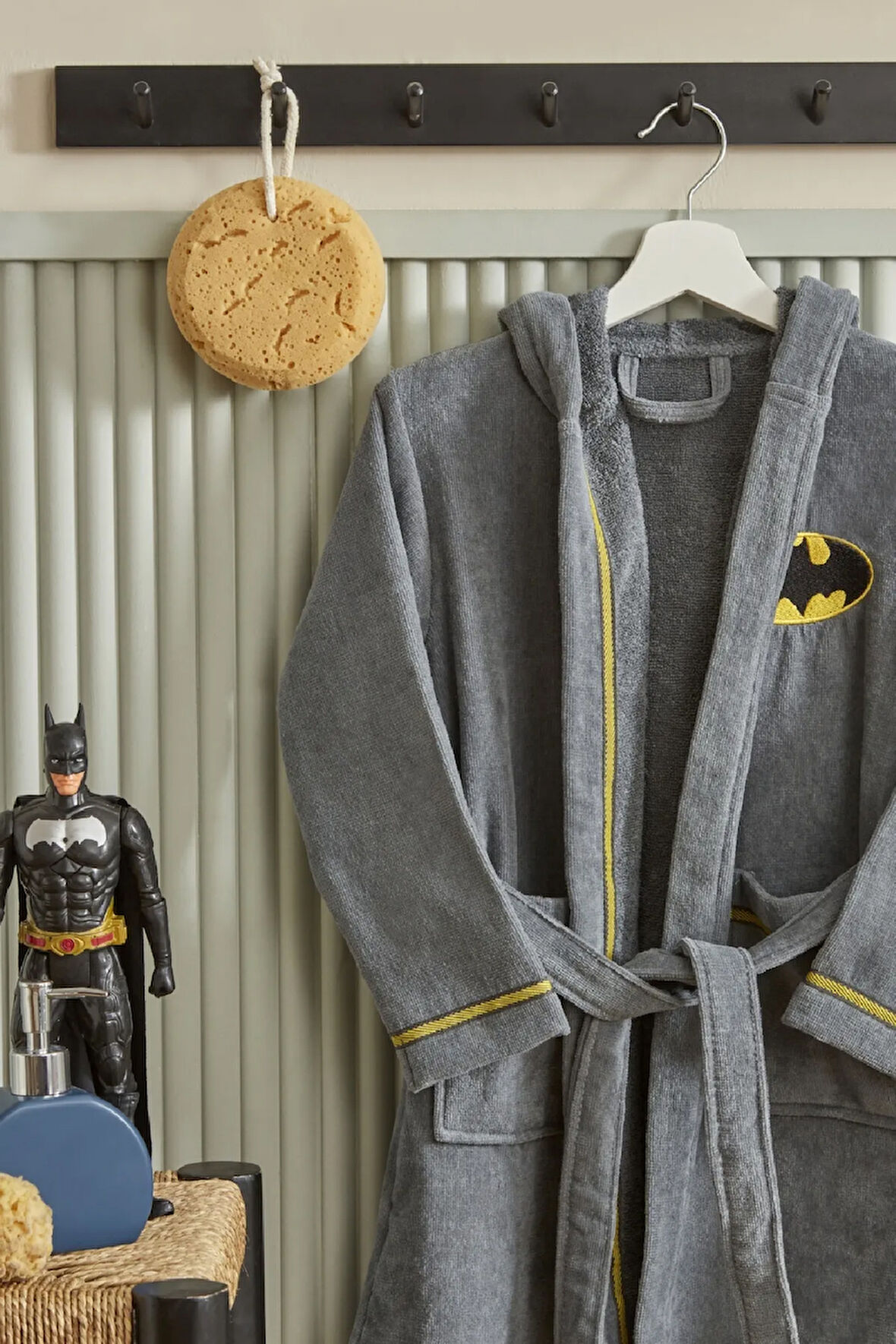 Karaca Home Batman Kapüşonlu Bornoz 8/10 Yaş