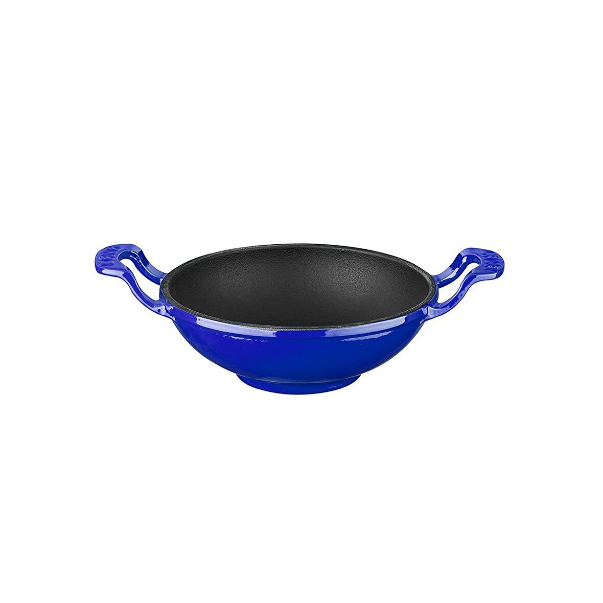 Lava Döküm Wok Tava Metal Kulplu Çap(Ø)16cm. Mavi
