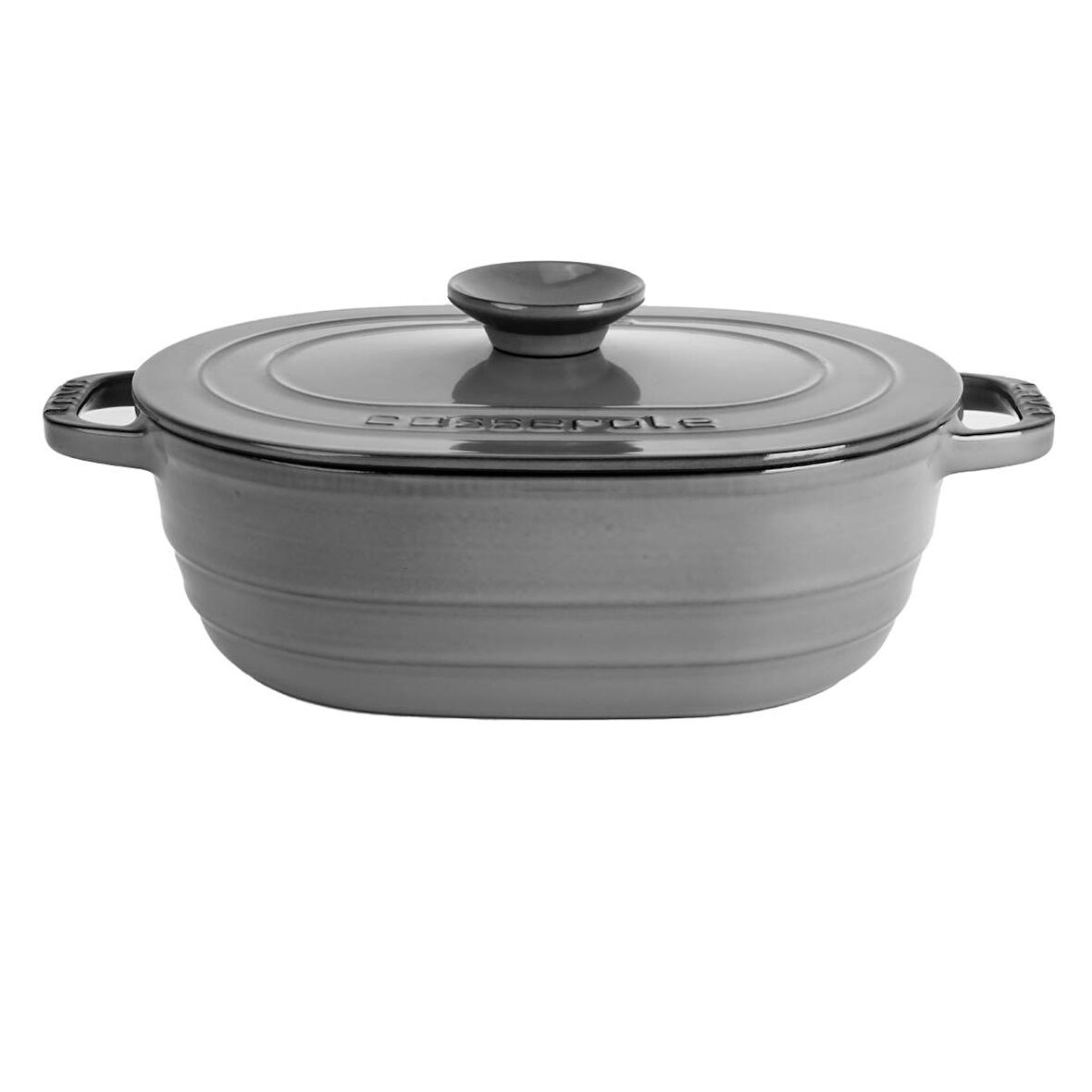 Lava Döküm Oval Tencere Döküm Demir Kapak Experience Majolik Serisi Ölçü 24x33cm.