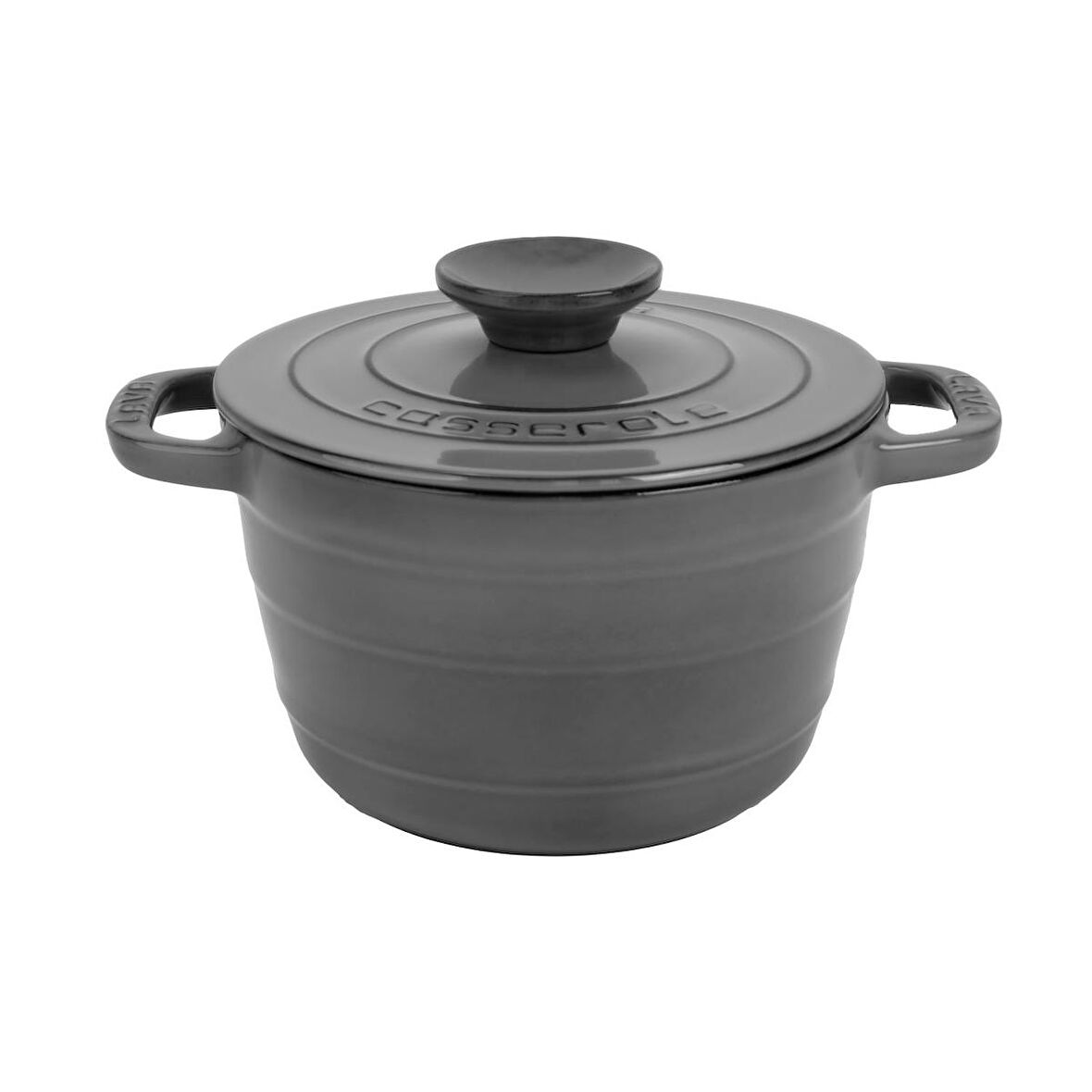 Lava Döküm Yuvarlak Tencere Döküm Demir Kapak Experience Majolik Serisi Çap(Ø)23cm