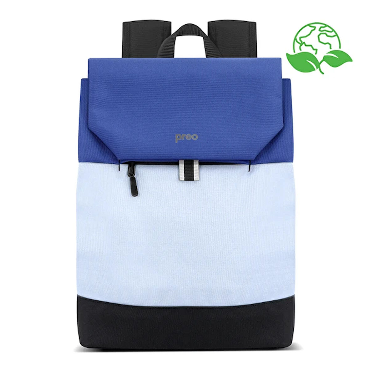 Preo Mcs-1304 14.1" Mycase Eco Günlük Mavi Gri Sırt Çantası