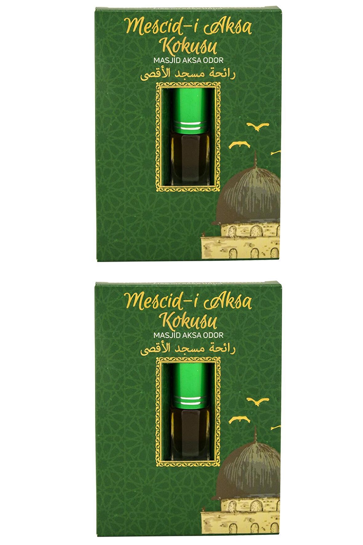 Mescidi Aksa Kokusu Alkolsüz Esans 3ml 2 Adet