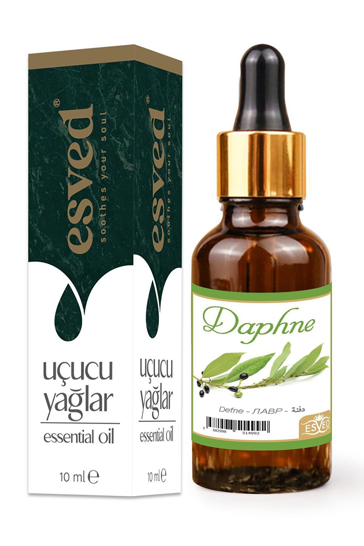 Defne Kokusu Saf Esansiyel Uçucu Yağ Buhurdanlık Yağı Difüzör Esansı Aromaterapi Ortam Koku 10ml