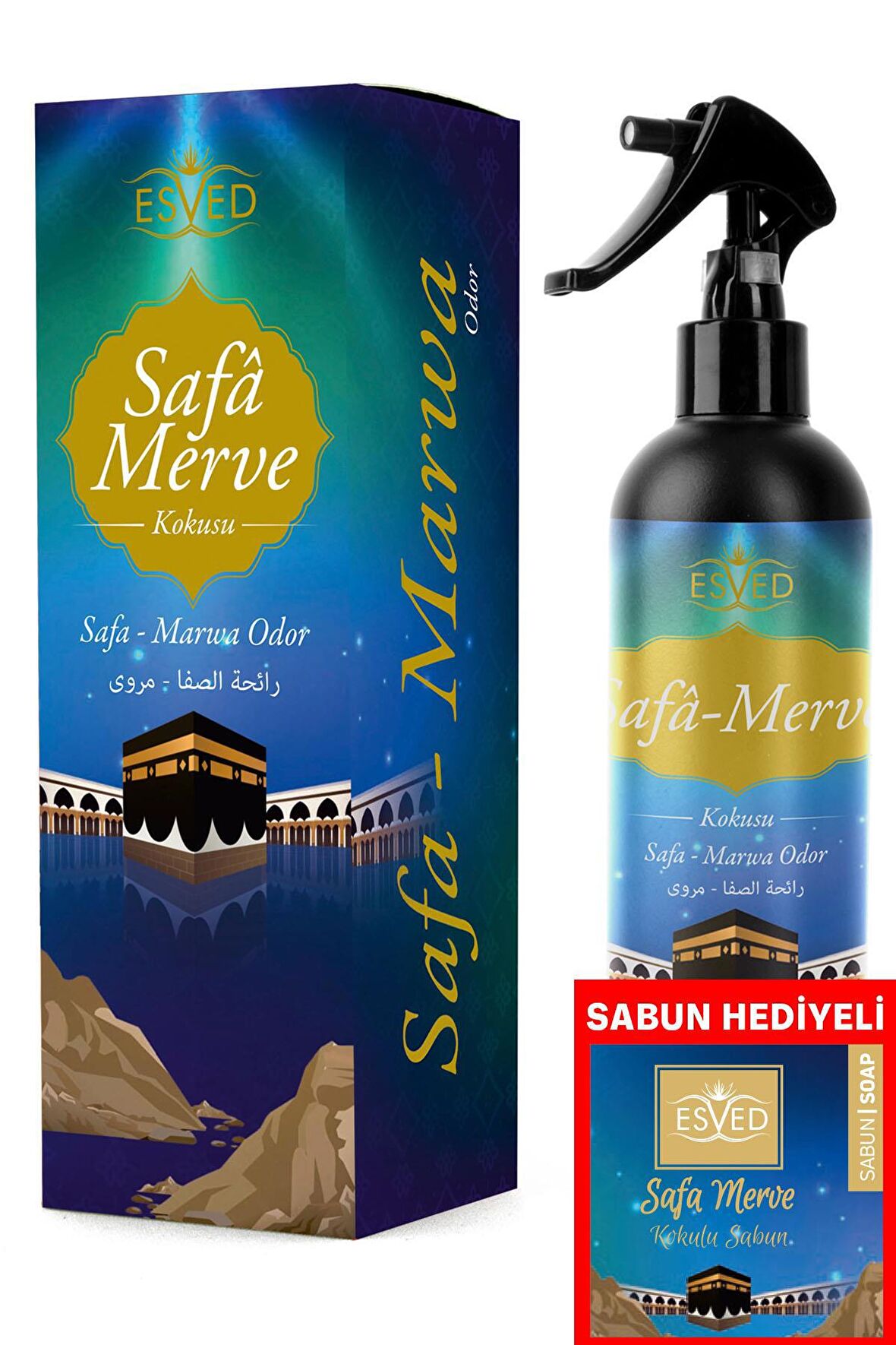 Safa Merve Kokusu 400Ml Sprey Safa Merve Kokusu Sabun 20 Gram Hediyeli