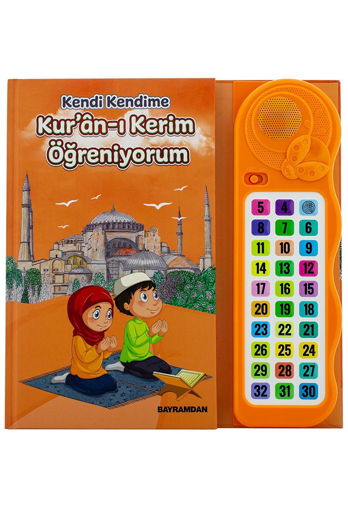 Kendi Kendime 10 Saat’de Kuran Öğreniyorum Sesli Cihazlı Kitap Turuncu