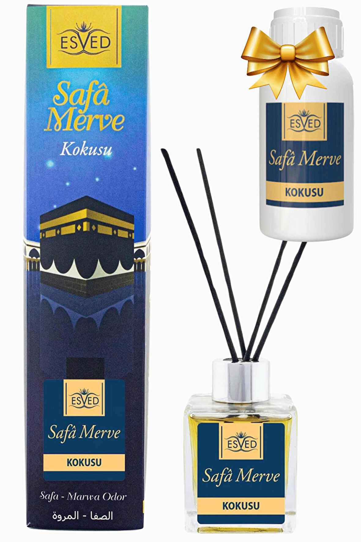 Safa Merve Kokusu 100 Ml Çubuklu Oda Kokusu Yedek Dolum Şişesi Hediyeli
