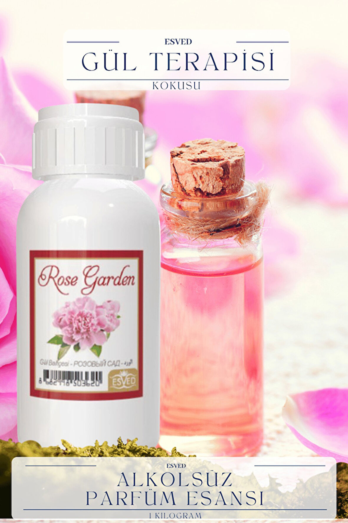 Gül Terapisi Kokusu Toptan Parfüm Esansı 1 Kilogram