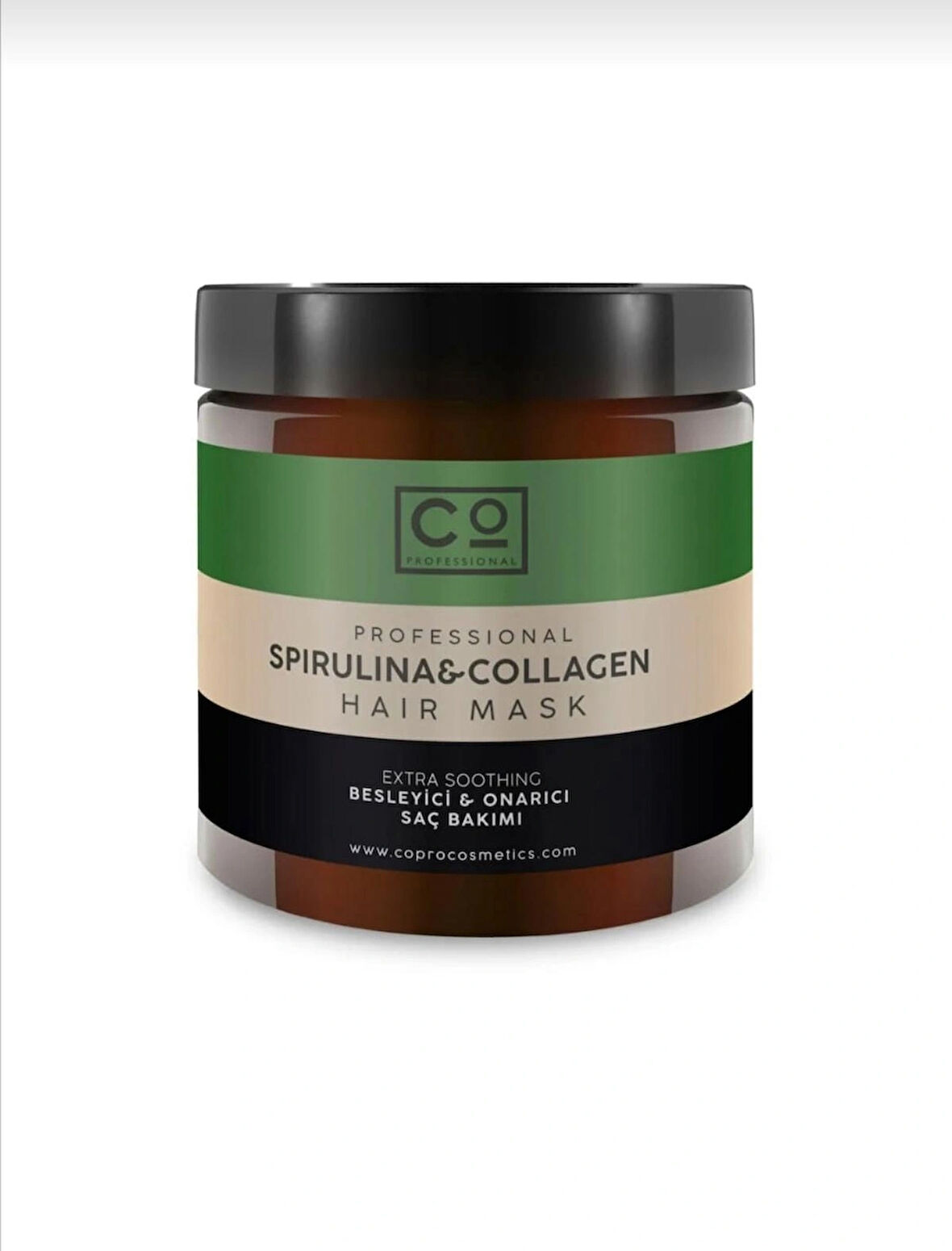 CO Professional YOSUN VE KOLAJENLİ BESLEYİCİ VE ONARICI SAÇ MASKESİ 500ML/ Spirulina&Collagen Hair Mask