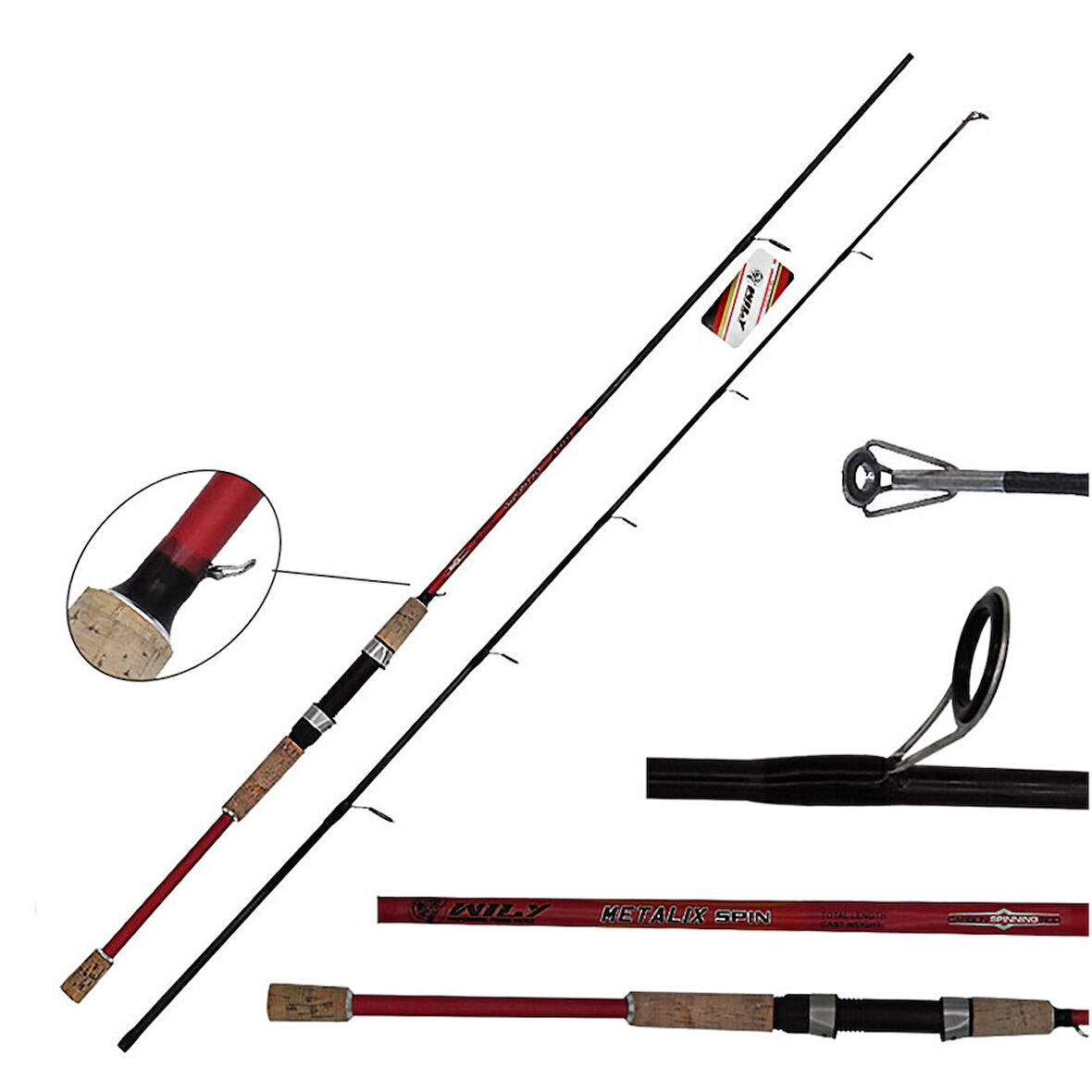 Wily Metalix 210 cm Spin Kamış 7-35 gr