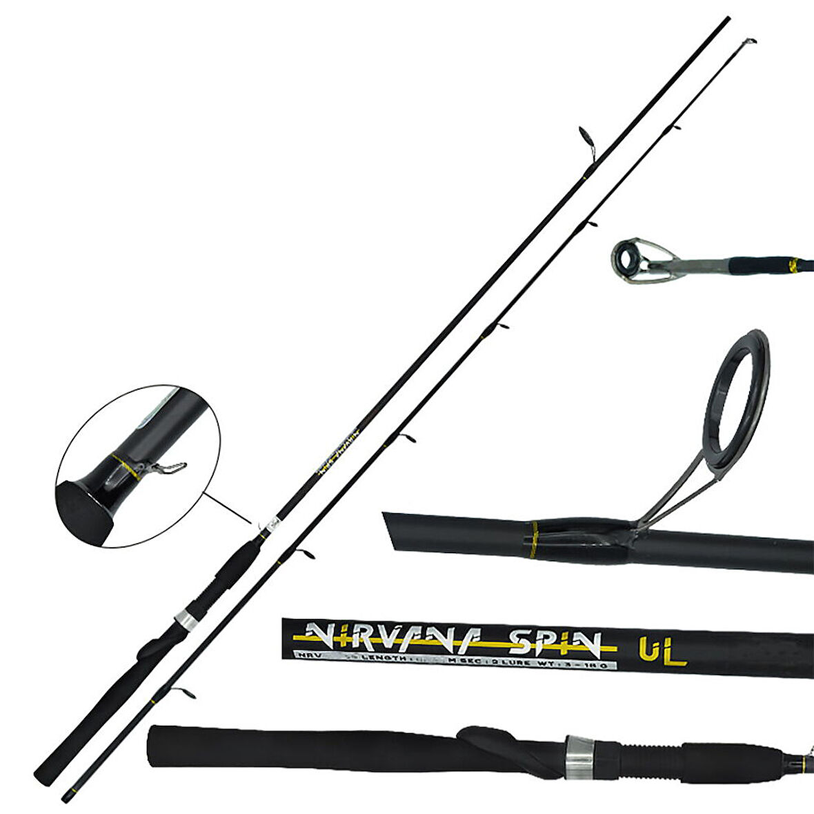 Wily Nirvana UL 225 cm Spin Kamış 3 - 18 gr
