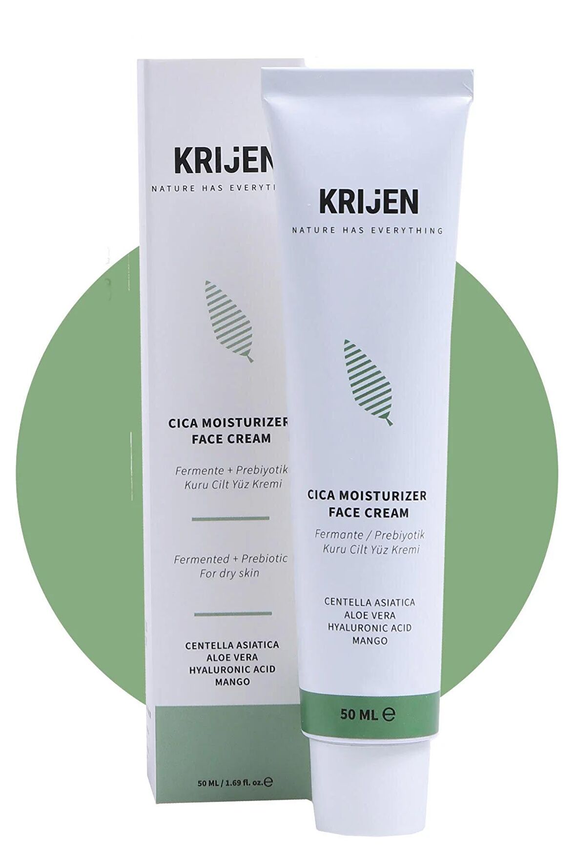 Cıca + Aloe Vera | Fermente / Prebiyotik Kuru Cilt Yüz Kremi 50 ml