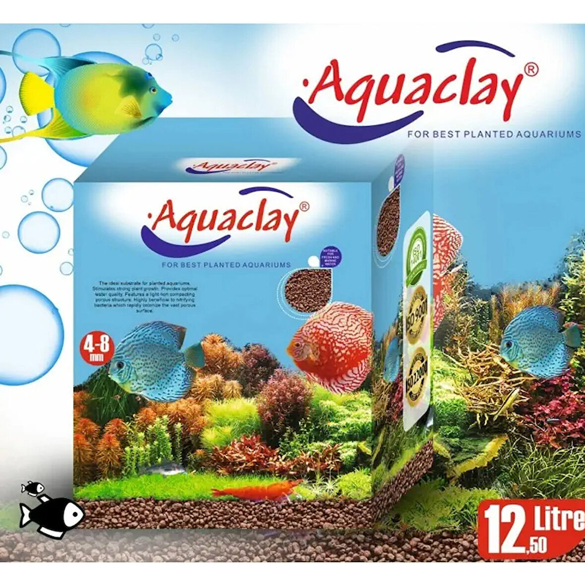 Aquacly Akvaryum Bitki Toprağı 12,5 Lt